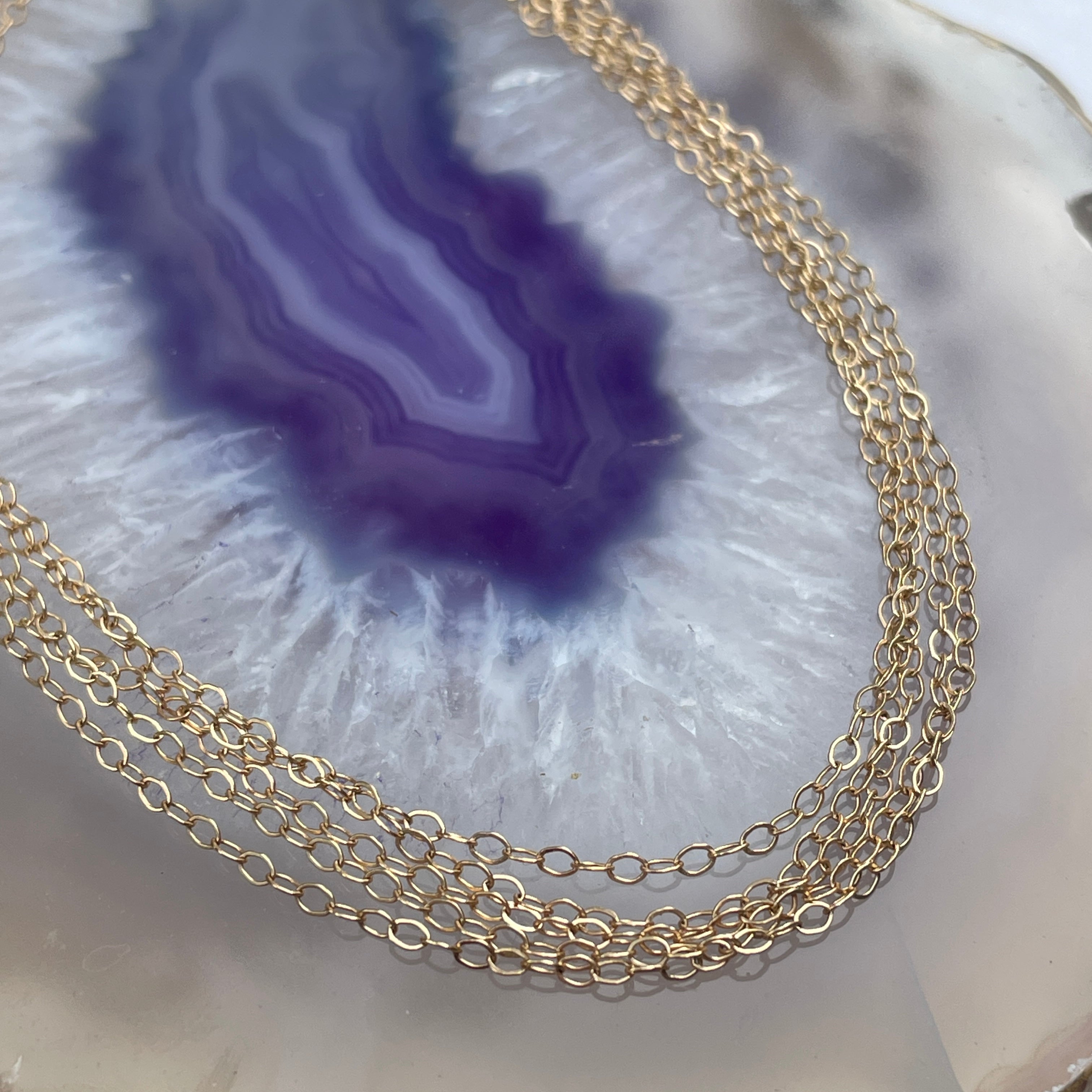 Five-Strand 14kt Solid Gold Necklace