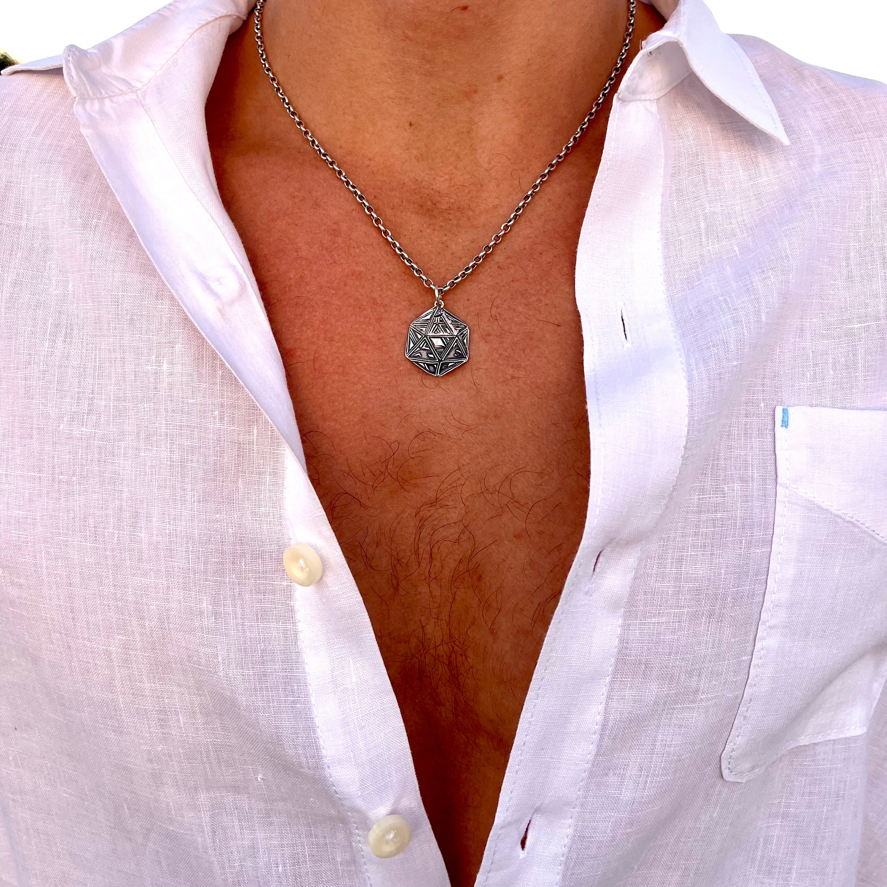 Platonic Solids Unisex Necklace