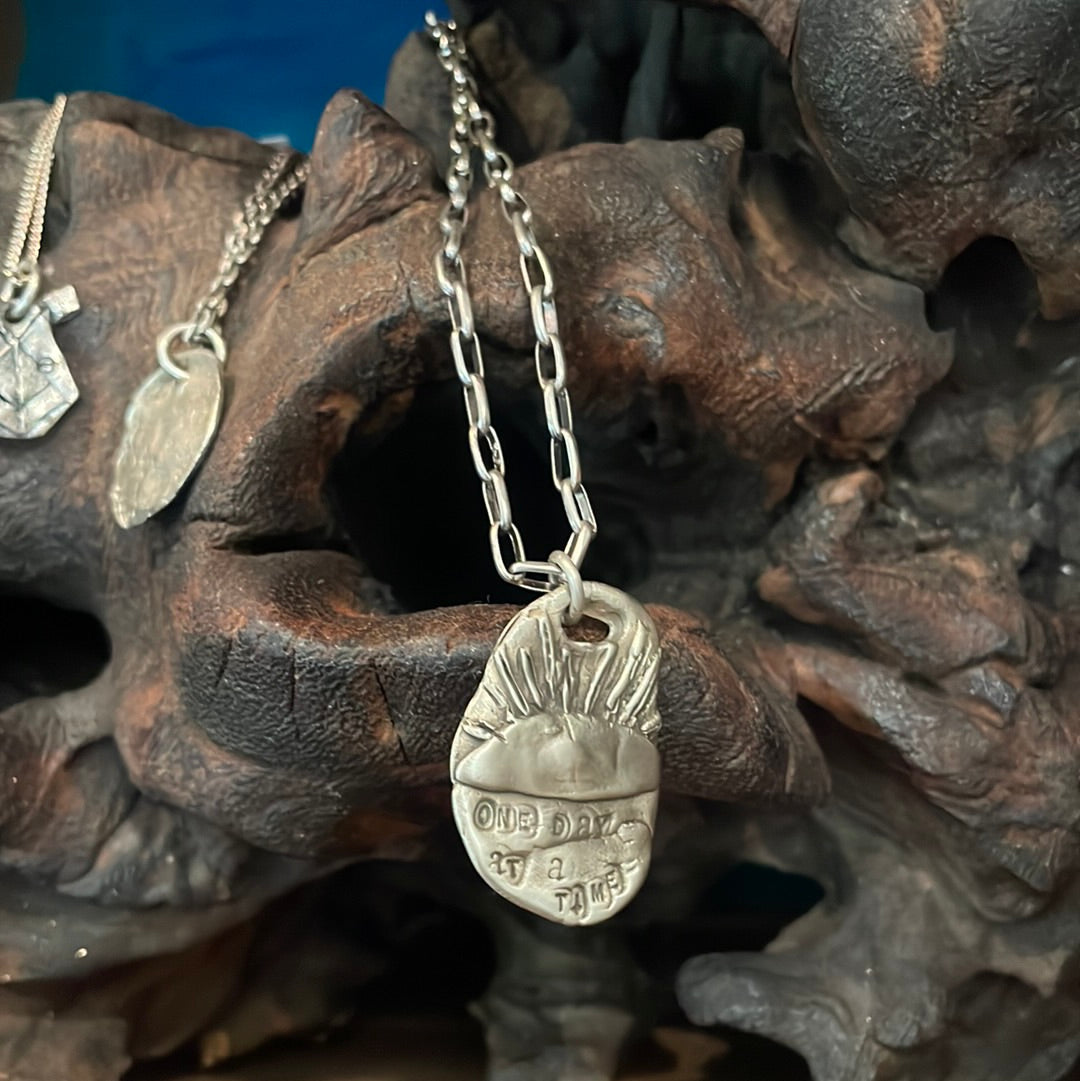 One Day at A Time Unisex Necklace