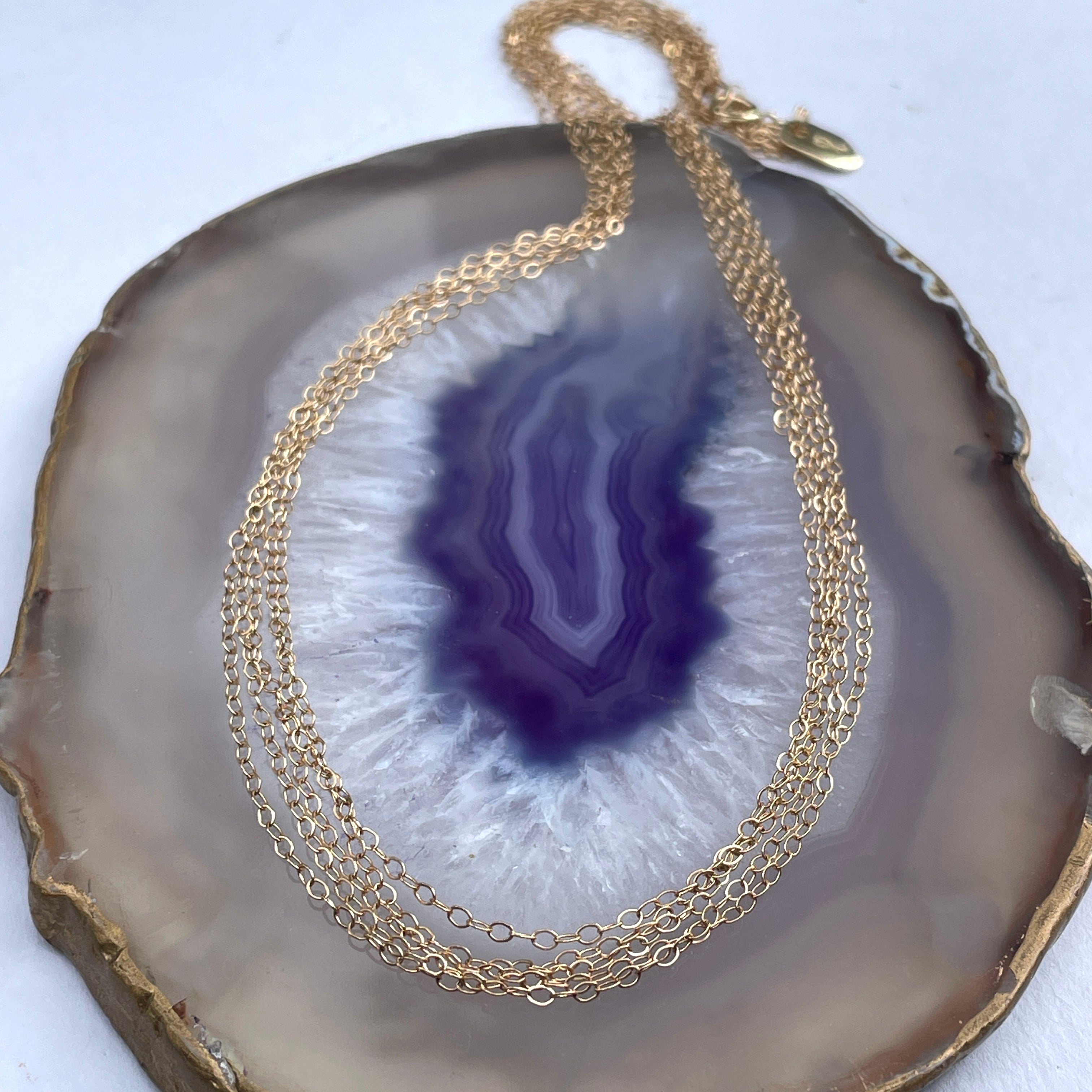 Five-Strand 14kt Solid Gold Necklace