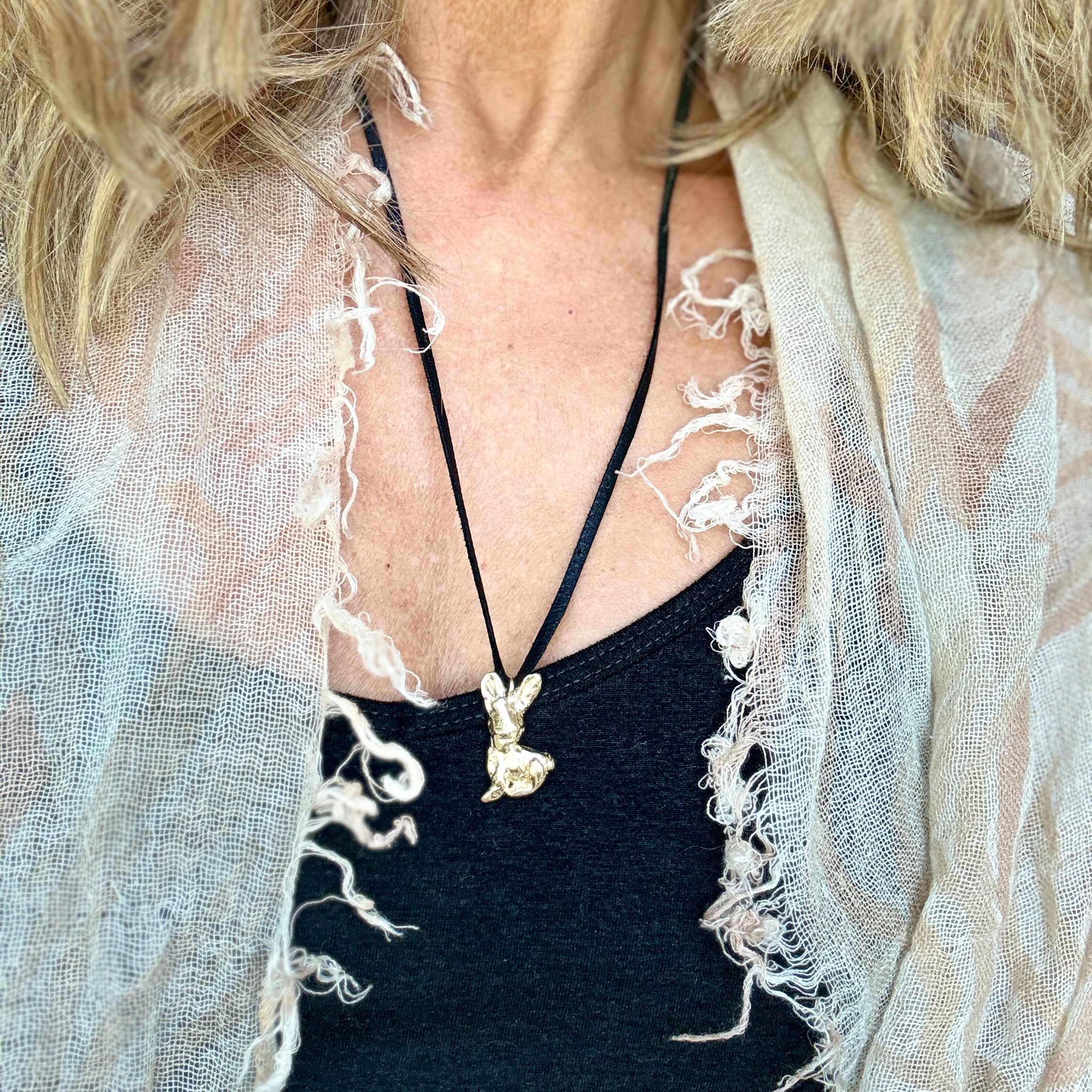 Lucky Lapin Pendant Necklace