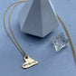Large Fairmined 14kt Solid Gold Show The Love Heart Dangle Necklace