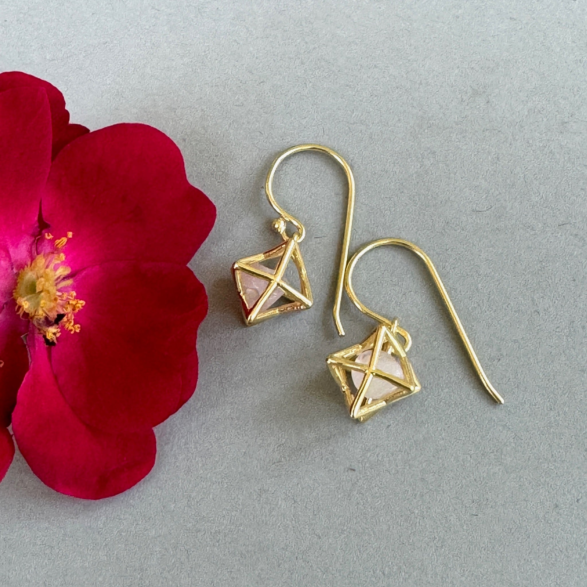 Merkaba Crystal Earrings