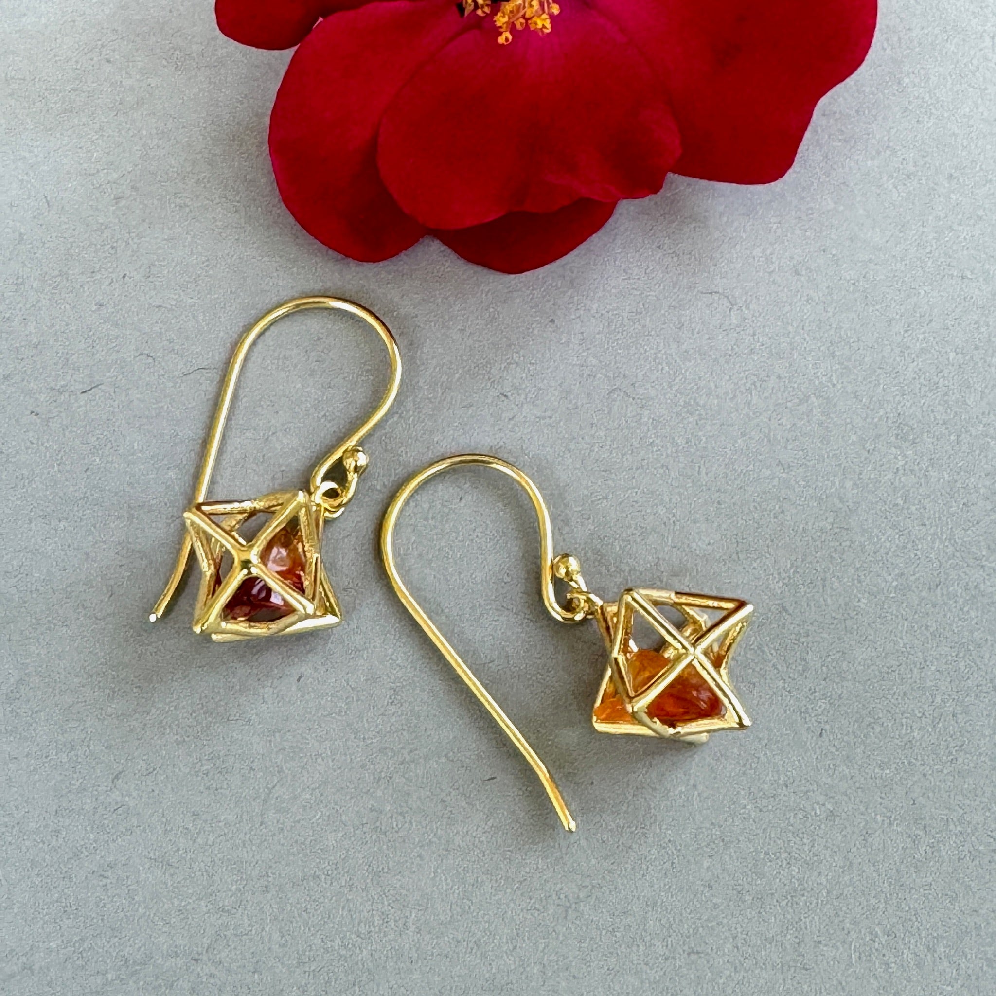 Merkaba Crystal Earrings