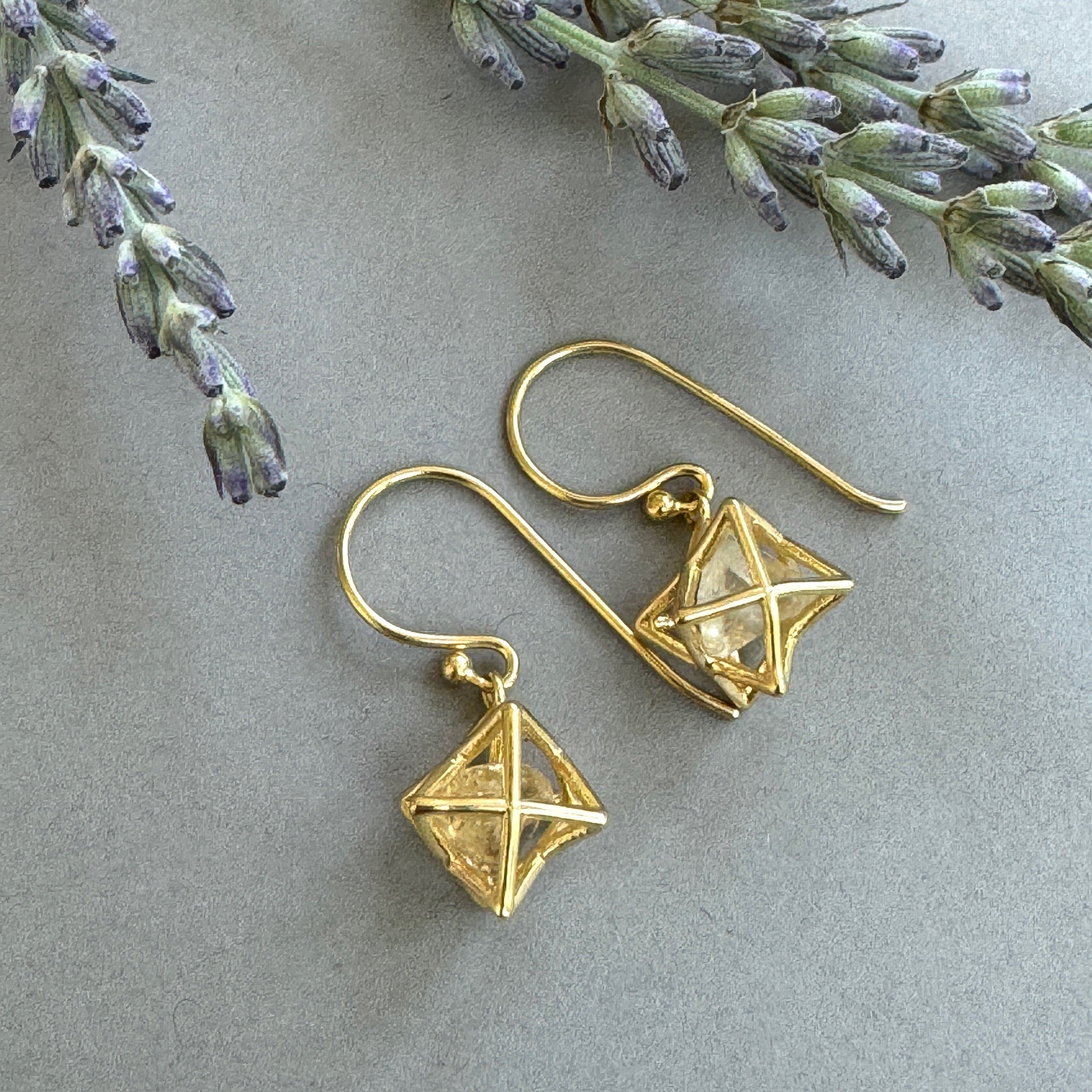 Merkaba Crystal Earrings