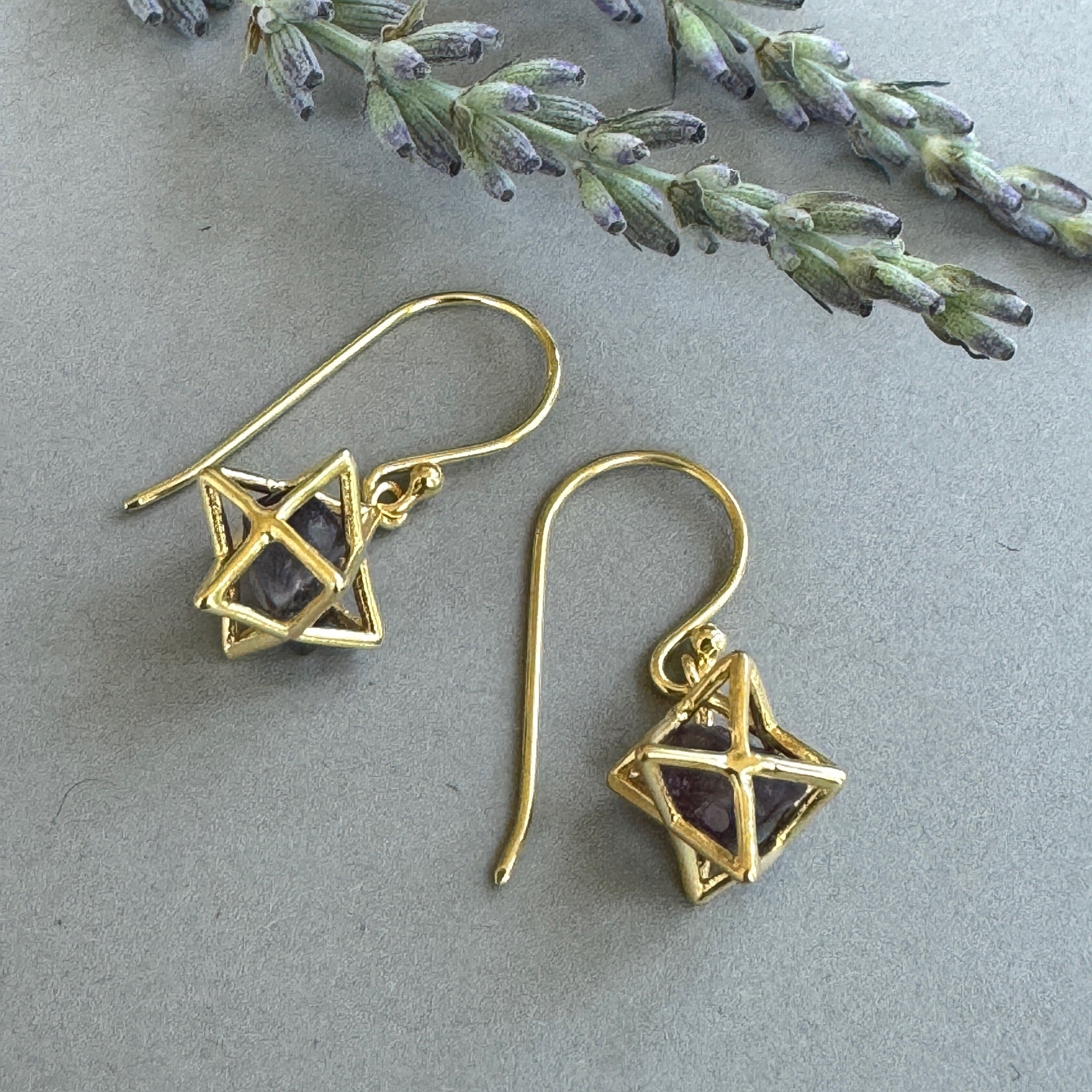 Merkaba Crystal Earrings