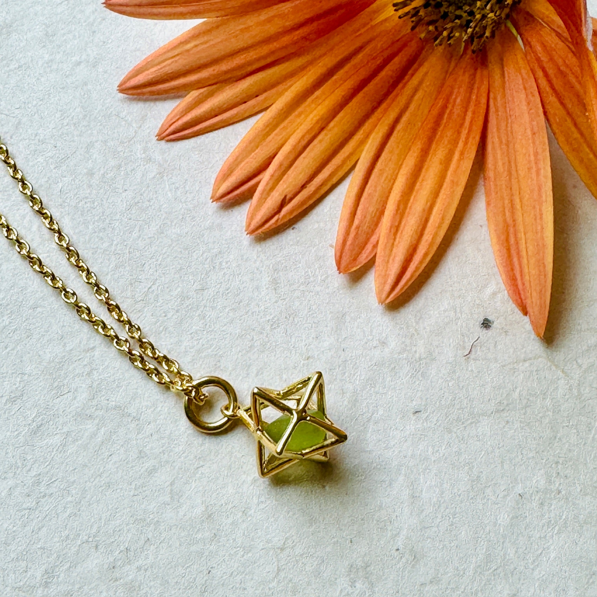 Merkaba Crystal Necklace