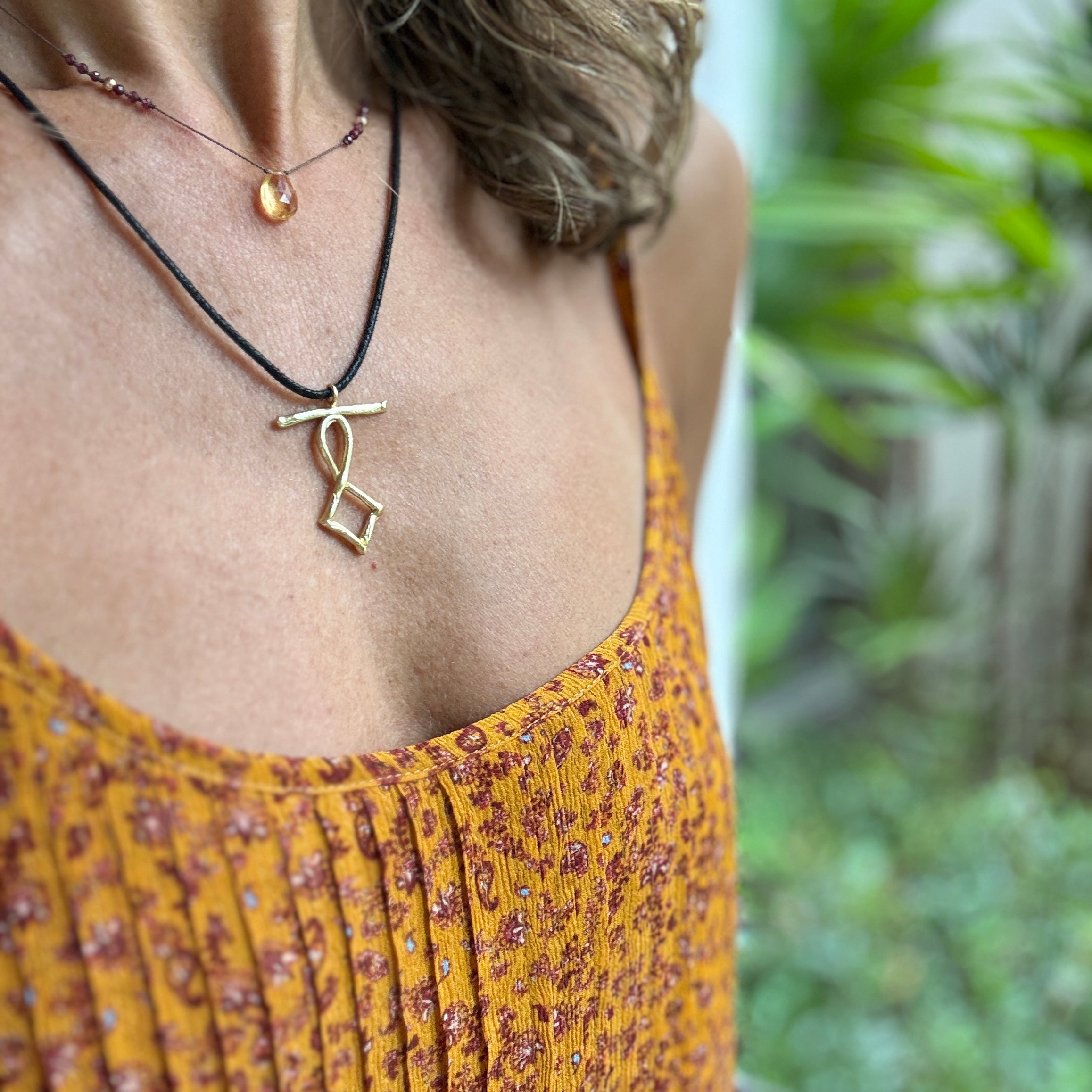 Remember Who You Are Cord Necklace