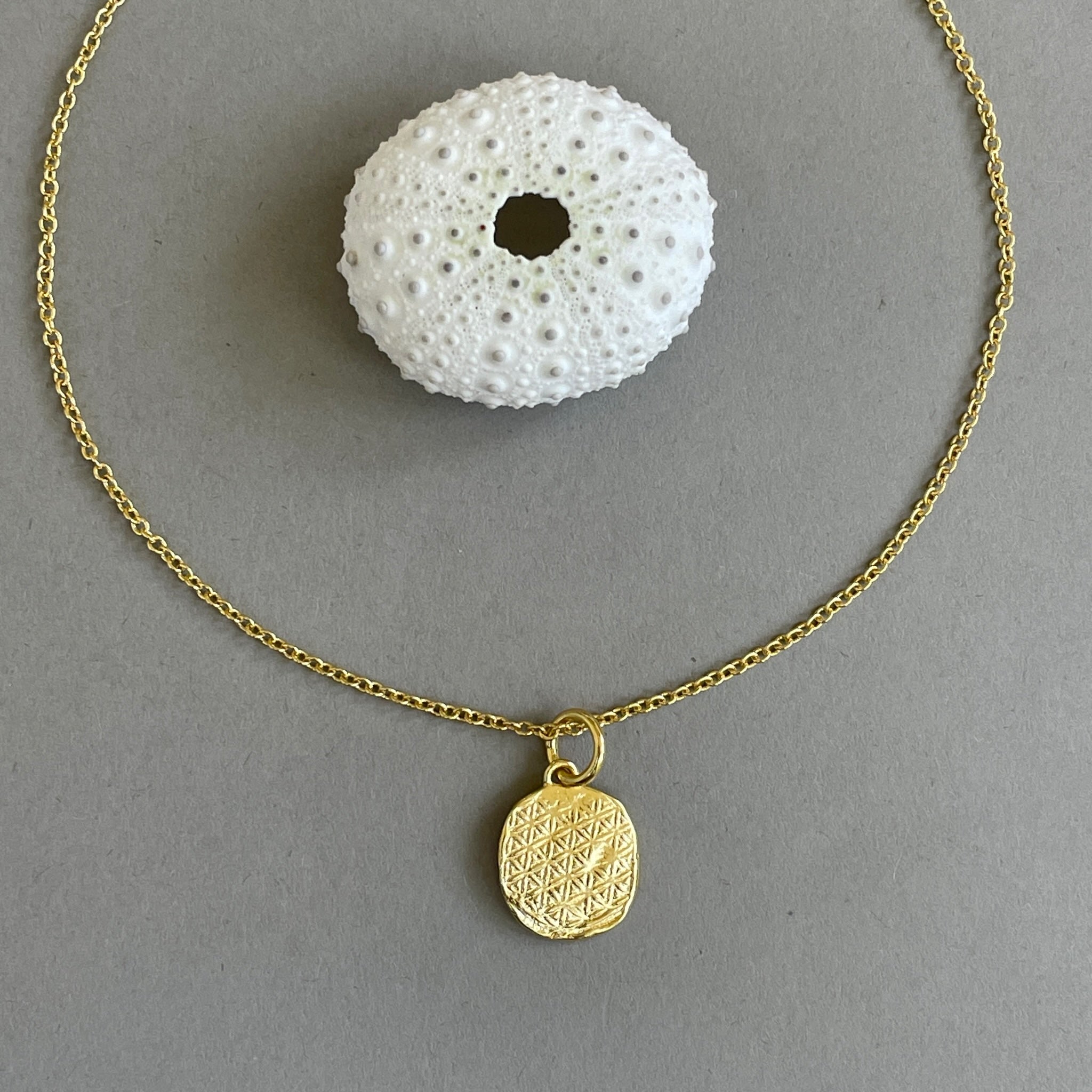 Flower of the Universe Small Medallion Necklace