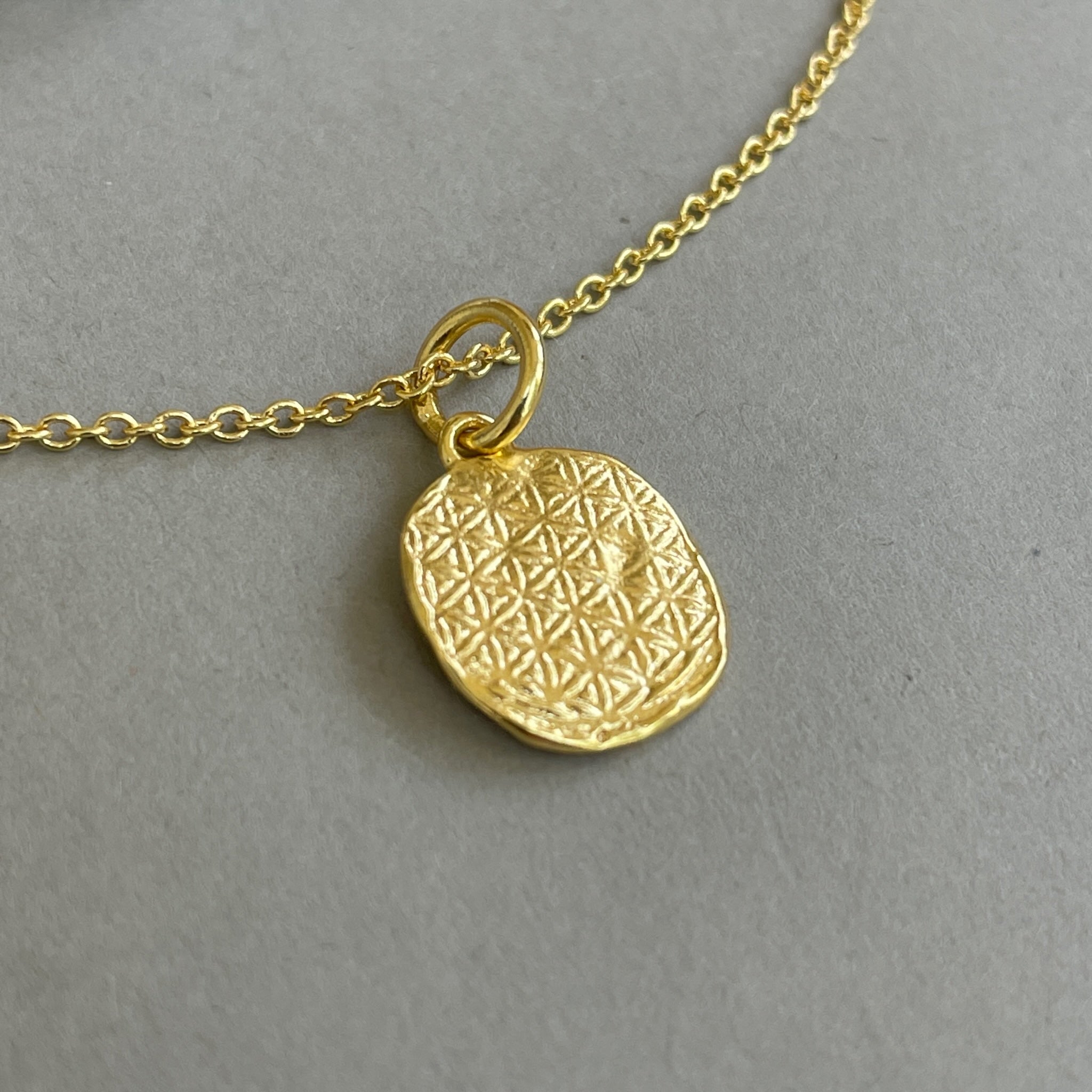 Flower of the Universe Small Medallion Necklace