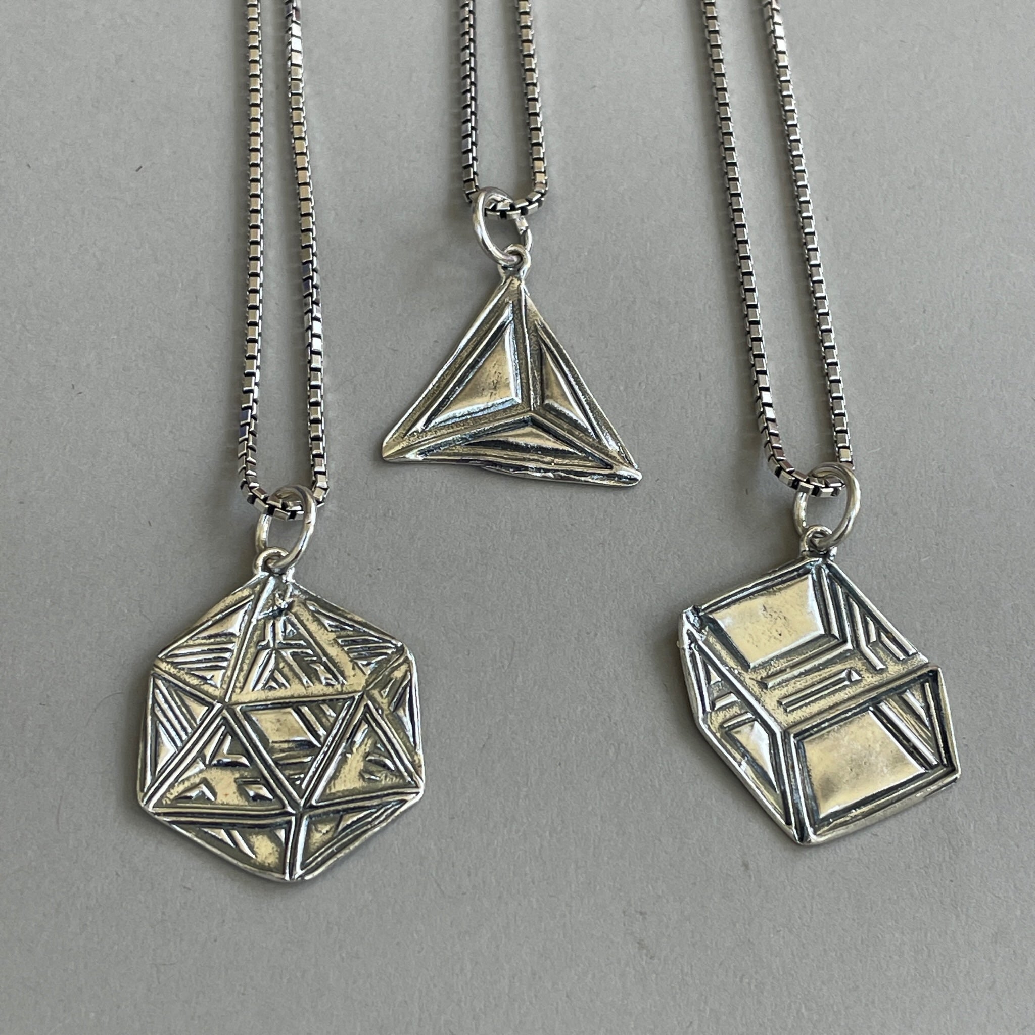 Platonic Solids Unisex Necklace