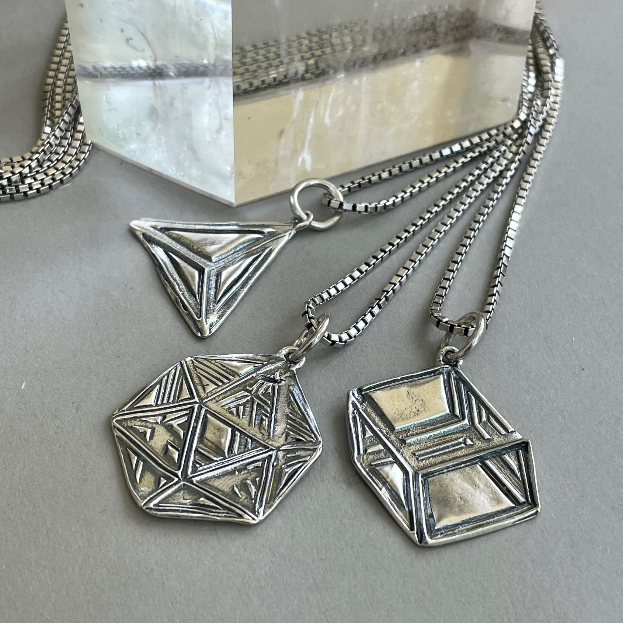 Platonic Solids Unisex Necklace