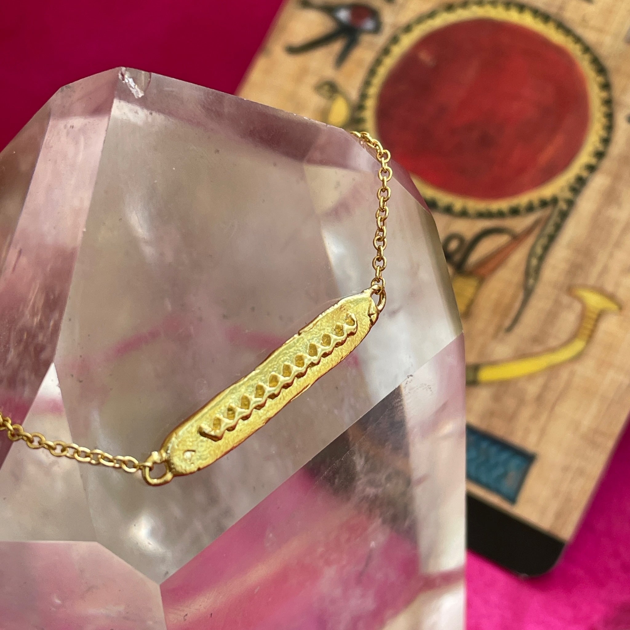 Flow Like Water Bar Necklace