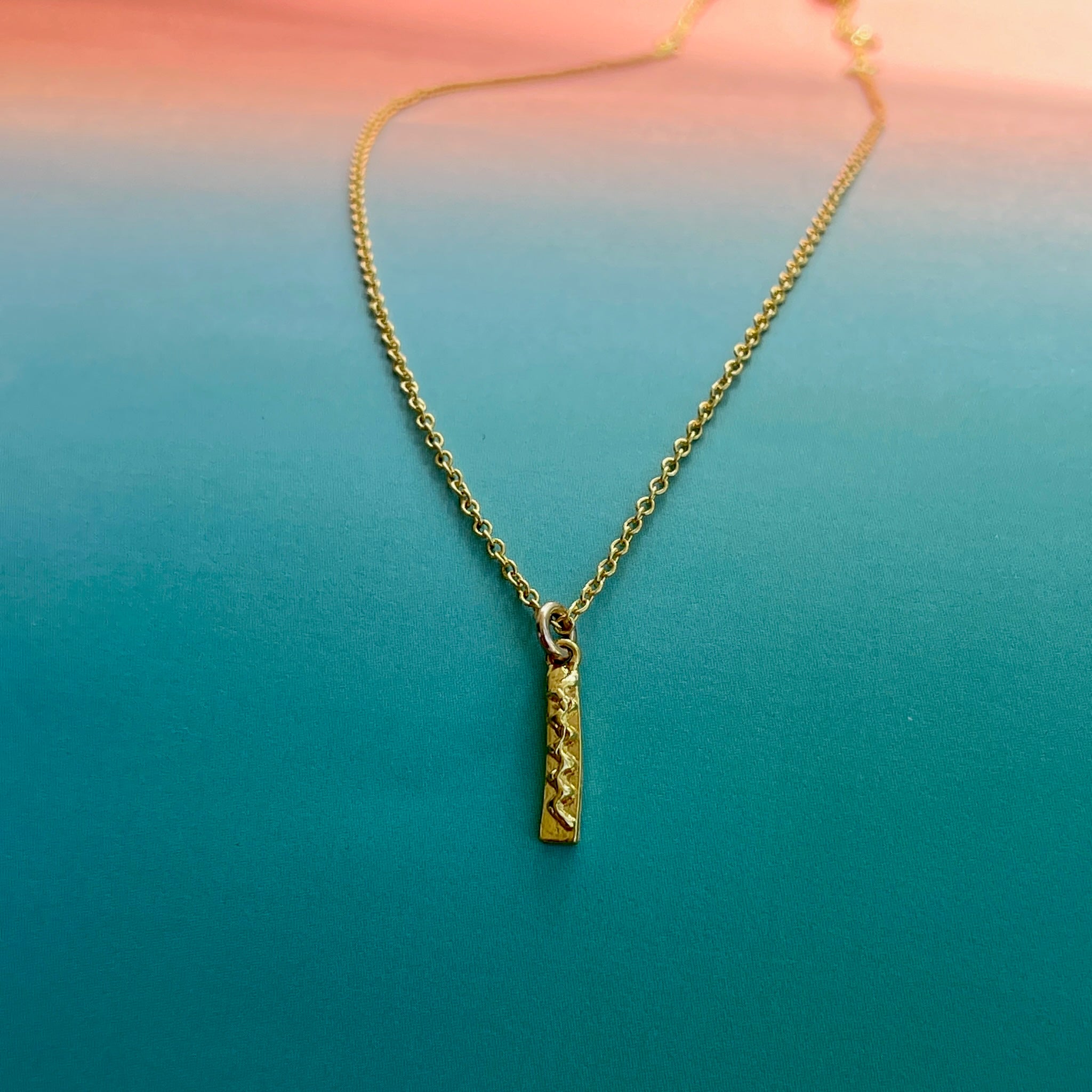 Flow Like Water Tiny Necklace