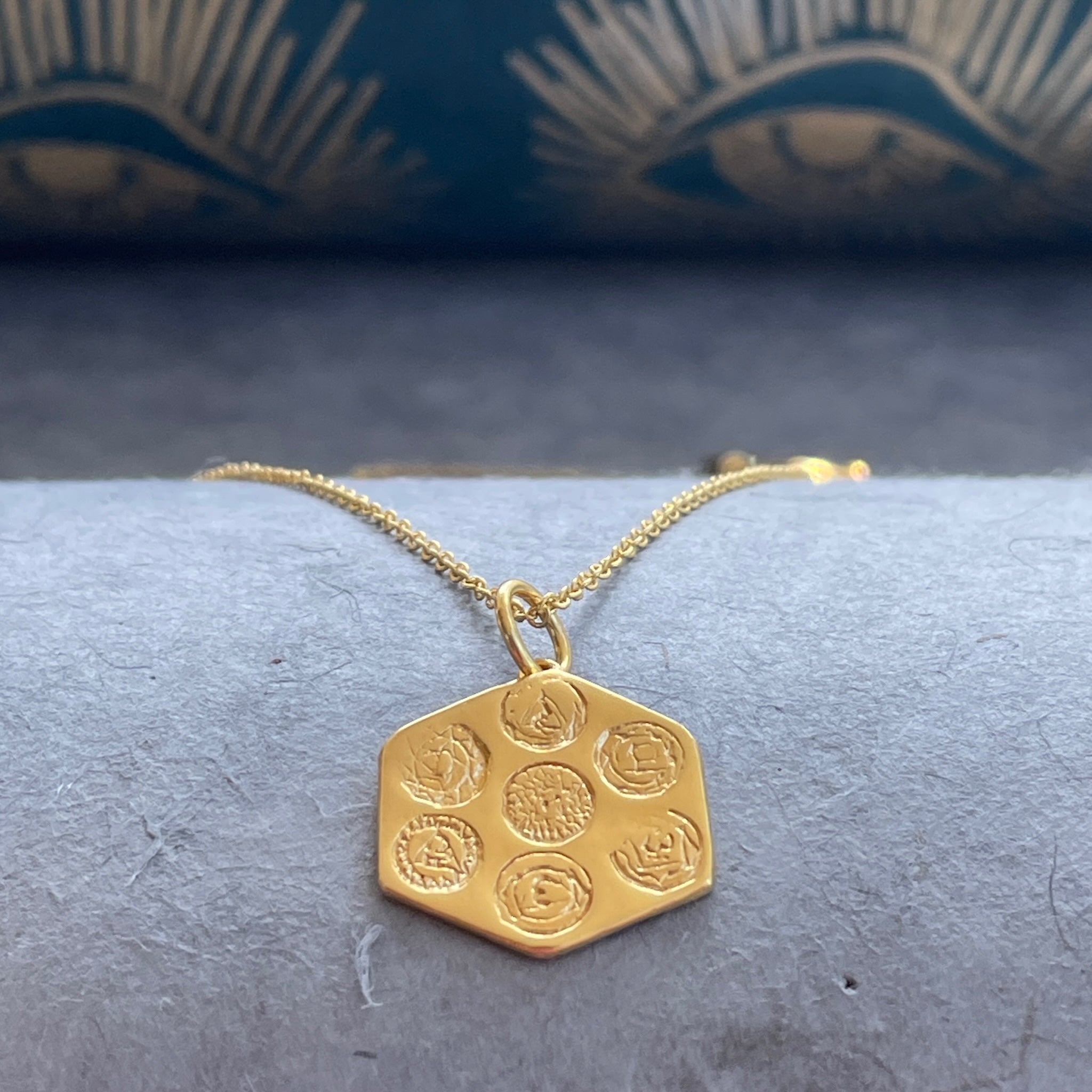 Universal Love With Seven Chakras Necklace