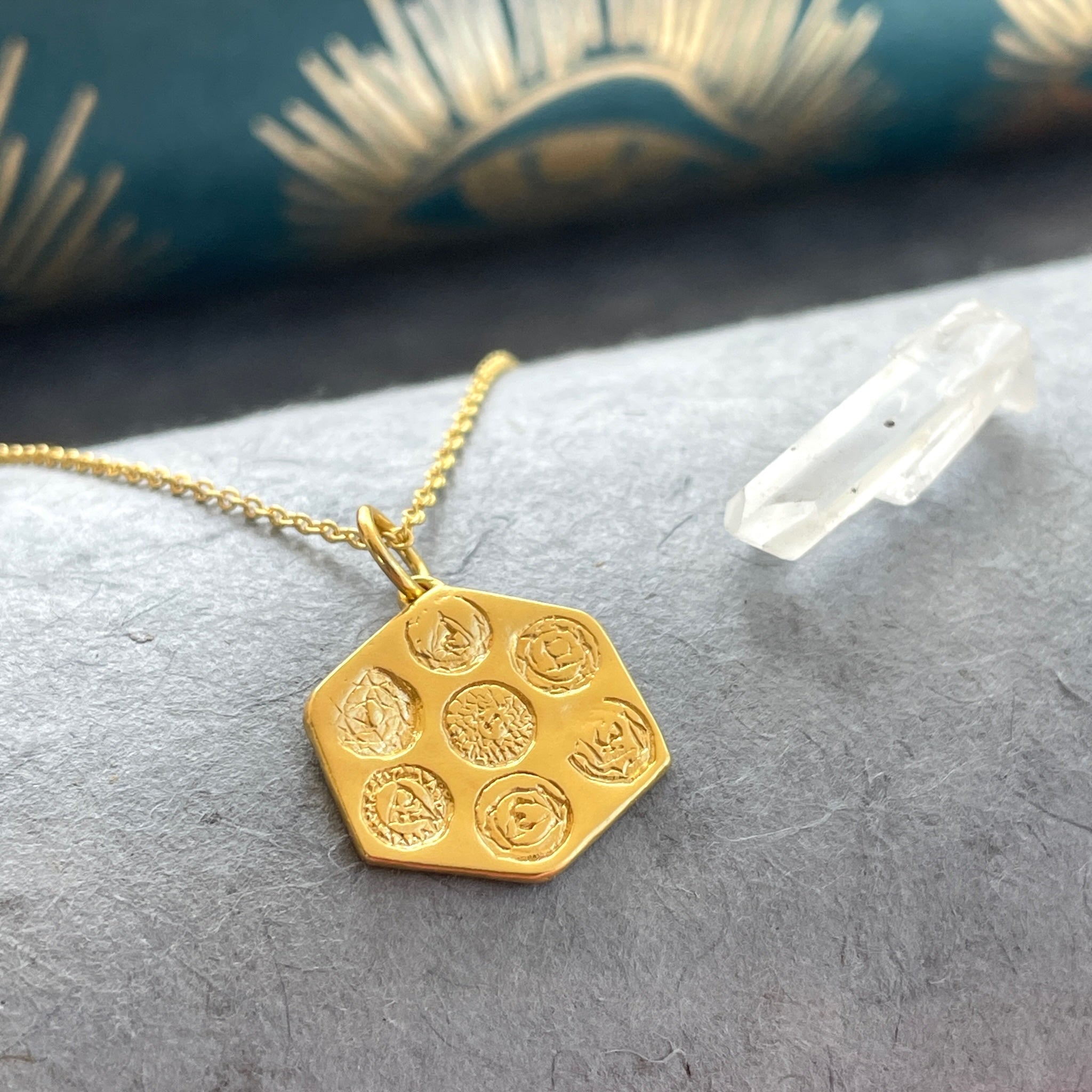 Universal Love With Seven Chakras Necklace