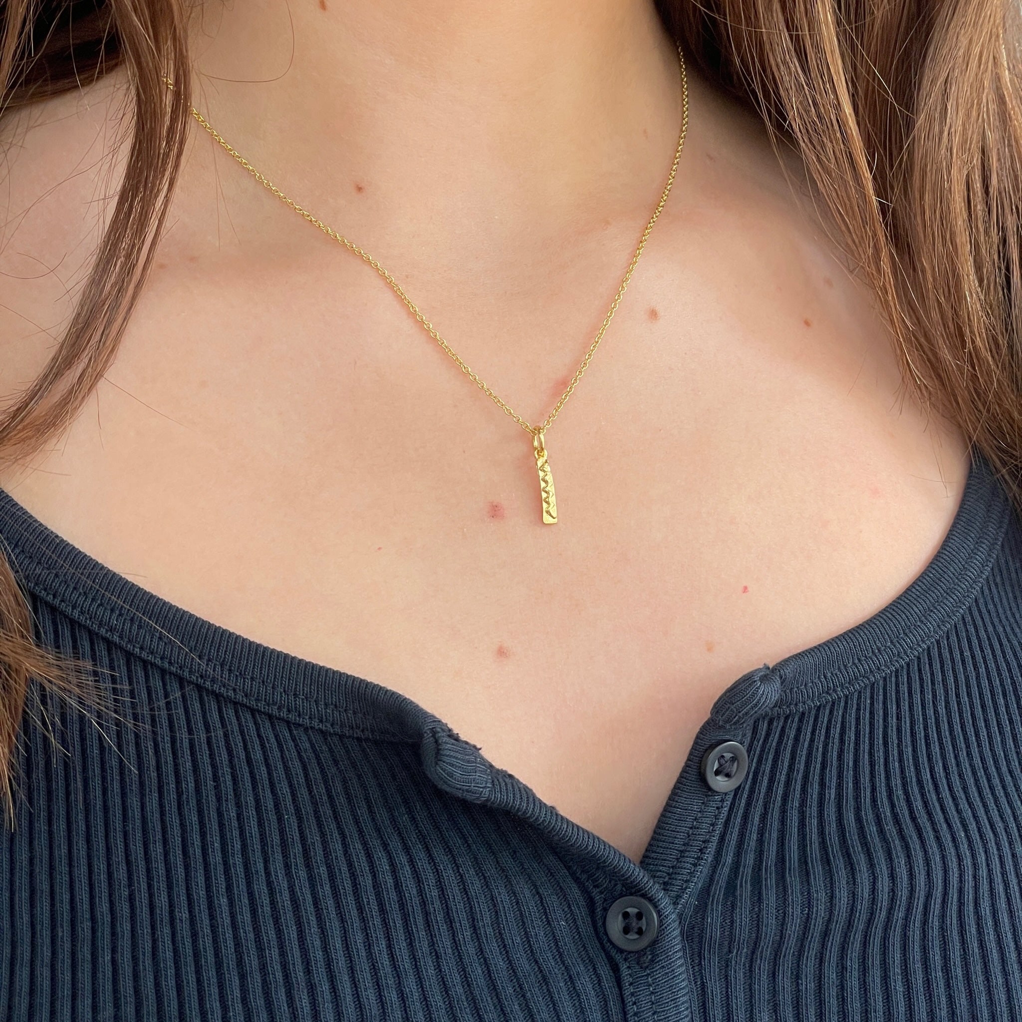 Flow Like Water Tiny Necklace