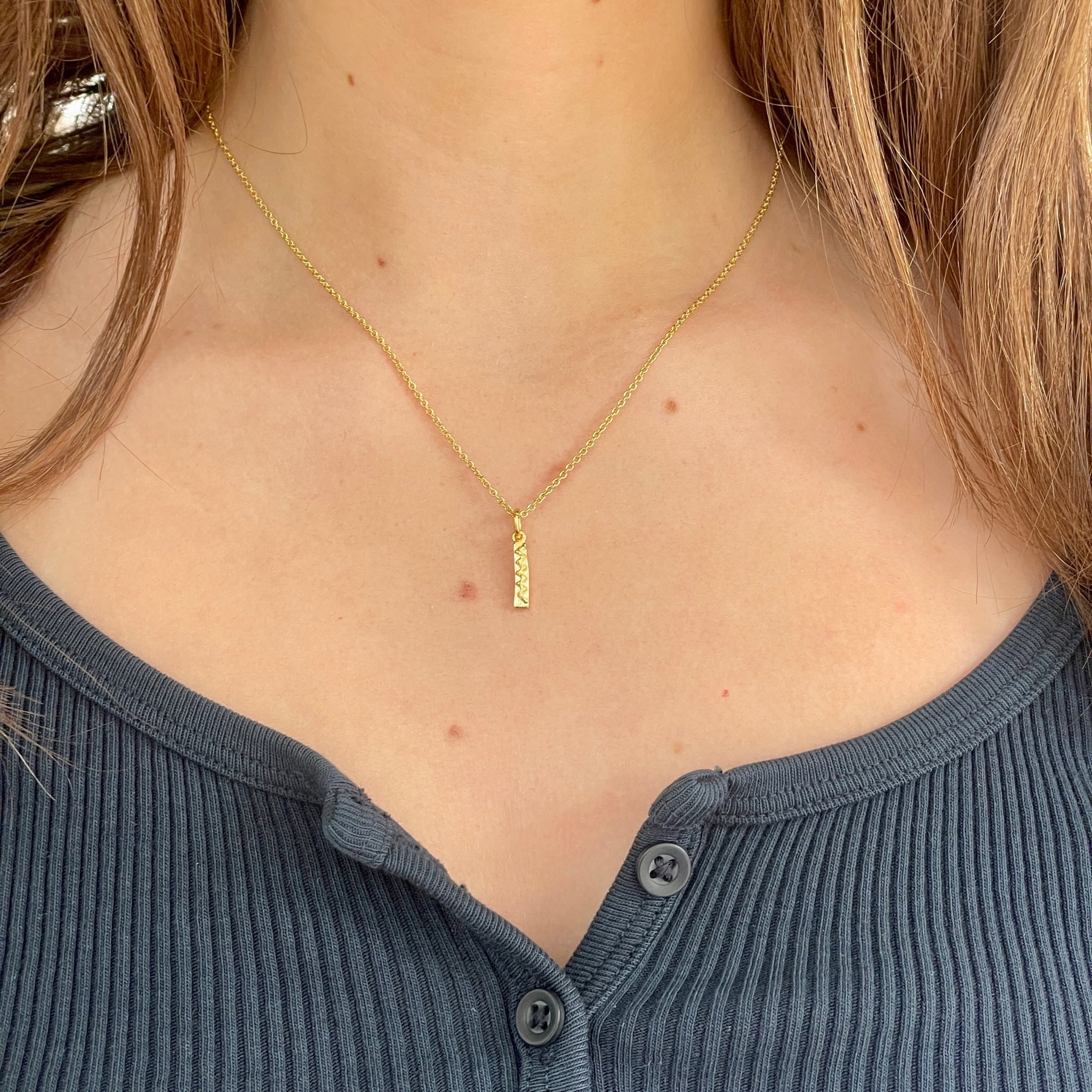 Flow Like Water Tiny Necklace