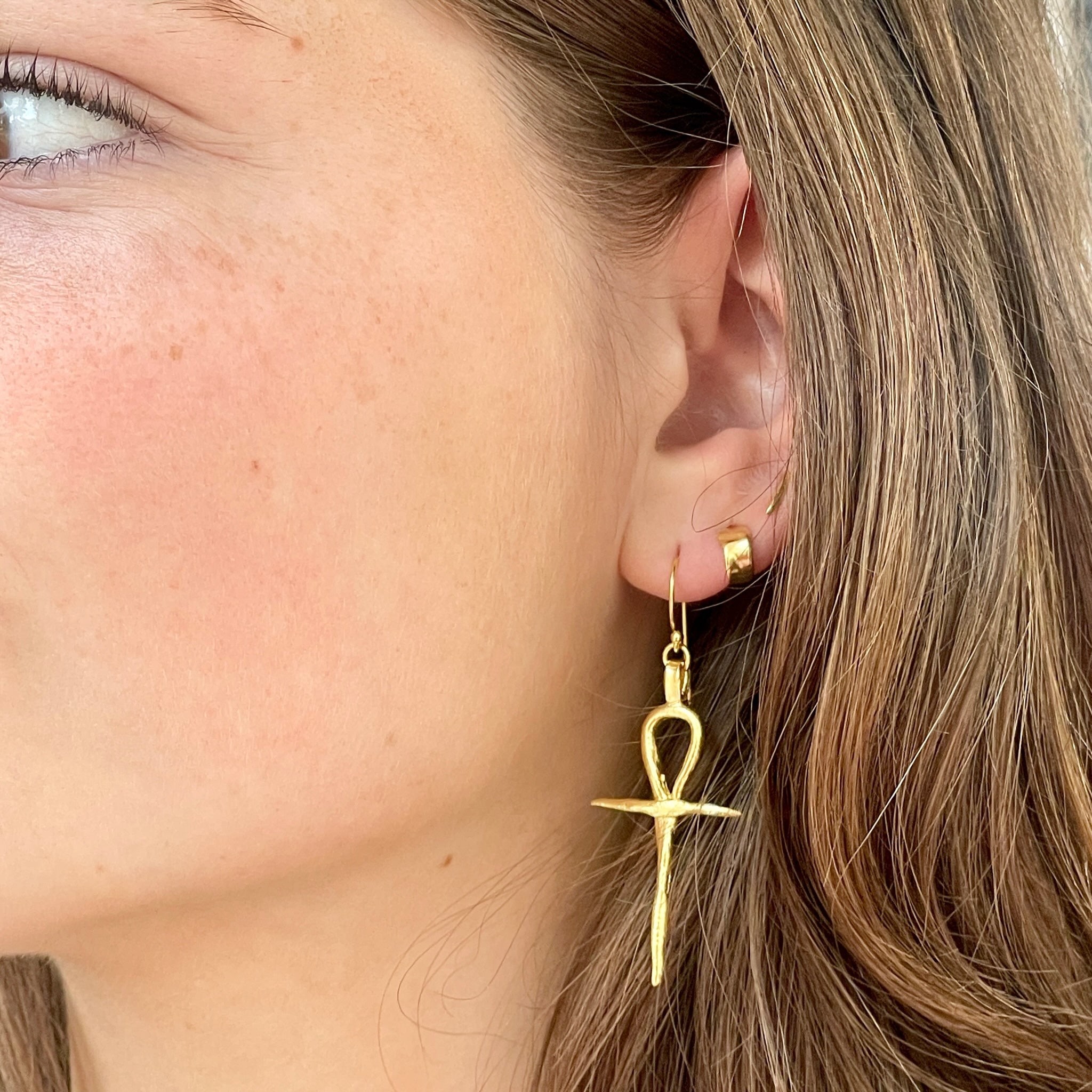 Divine Ankh Earrings