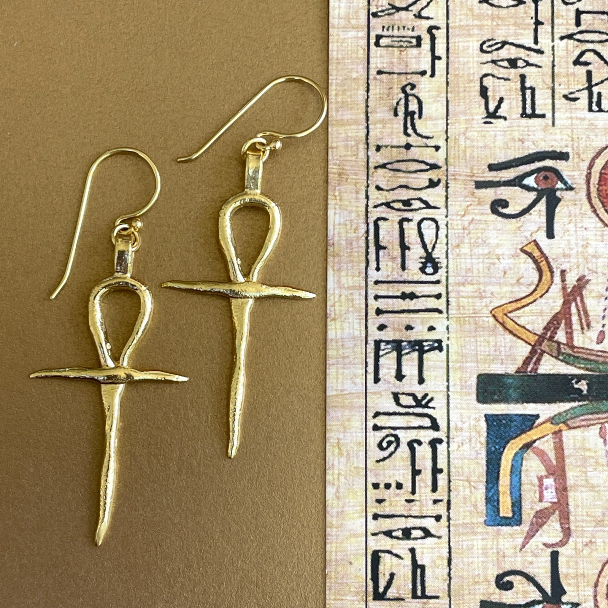 Divine Ankh Earrings