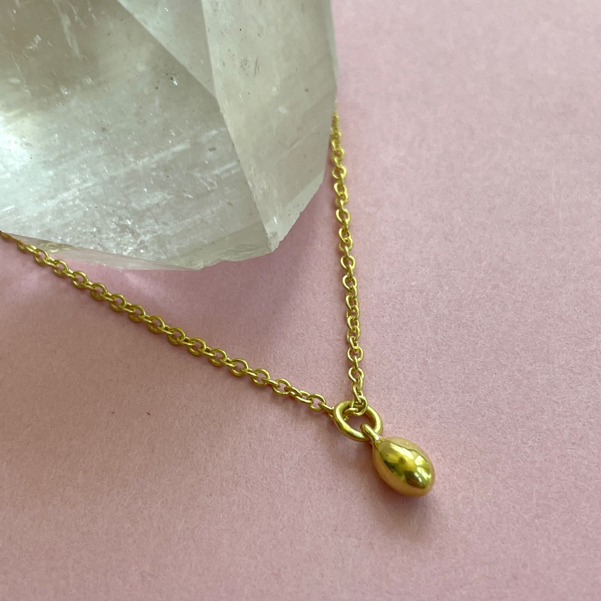 Dainty Cosmic Egg Necklace