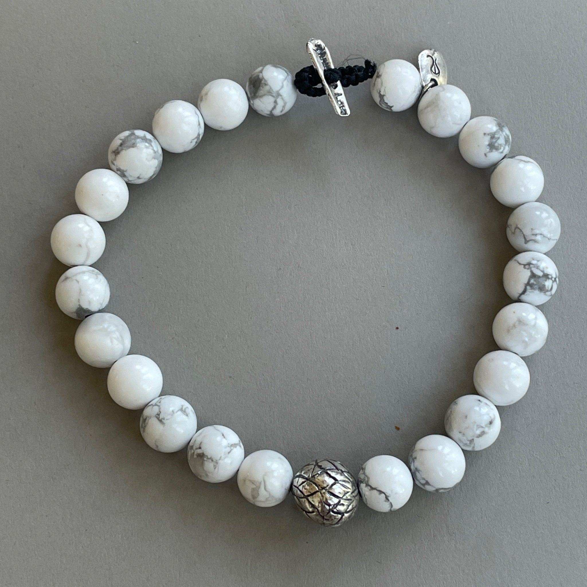 Flower of the Universe Howlite Unisex Bracelet