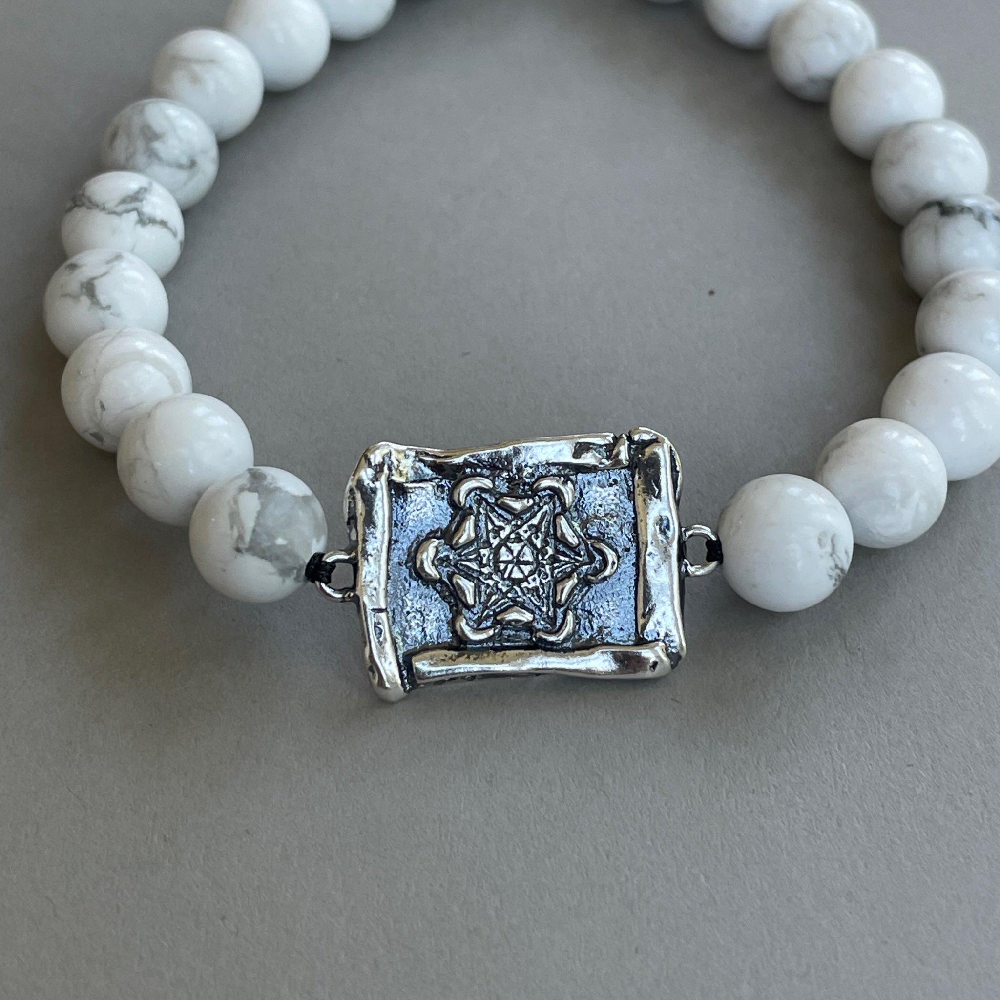 Metatron Howlite & Sodalite Unisex Bracelet
