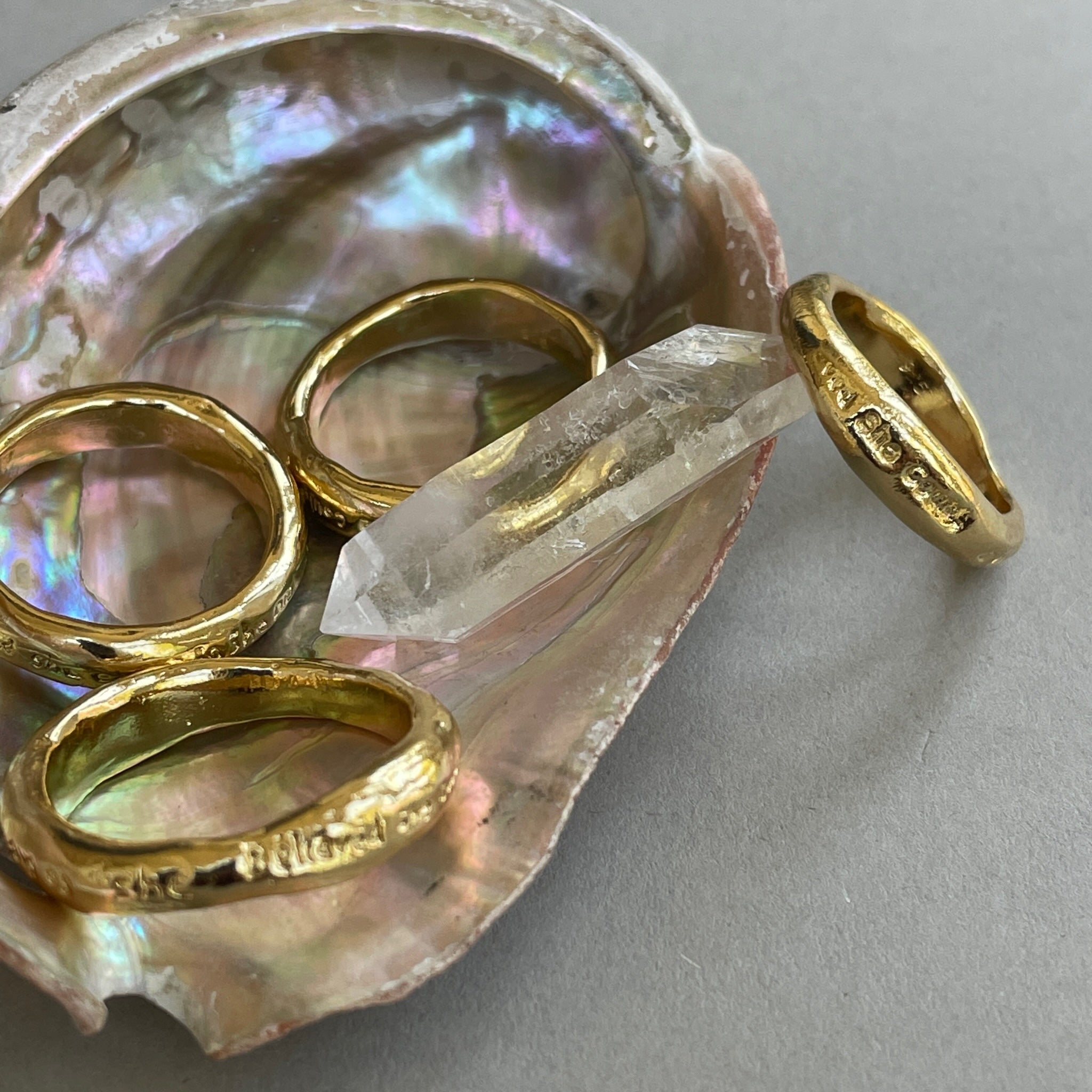 She Believed She Could So She Did Organic Ring