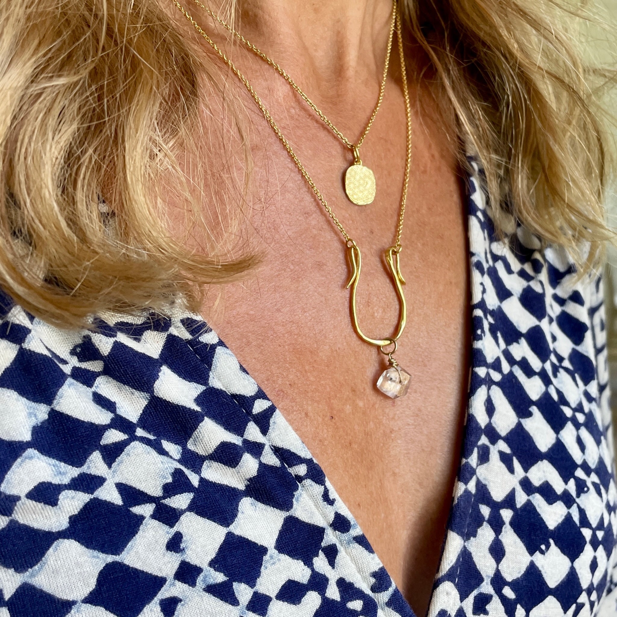 Flower of the Universe Small Medallion Necklace