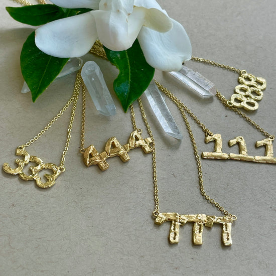 Triplet Angel Numbers Necklace