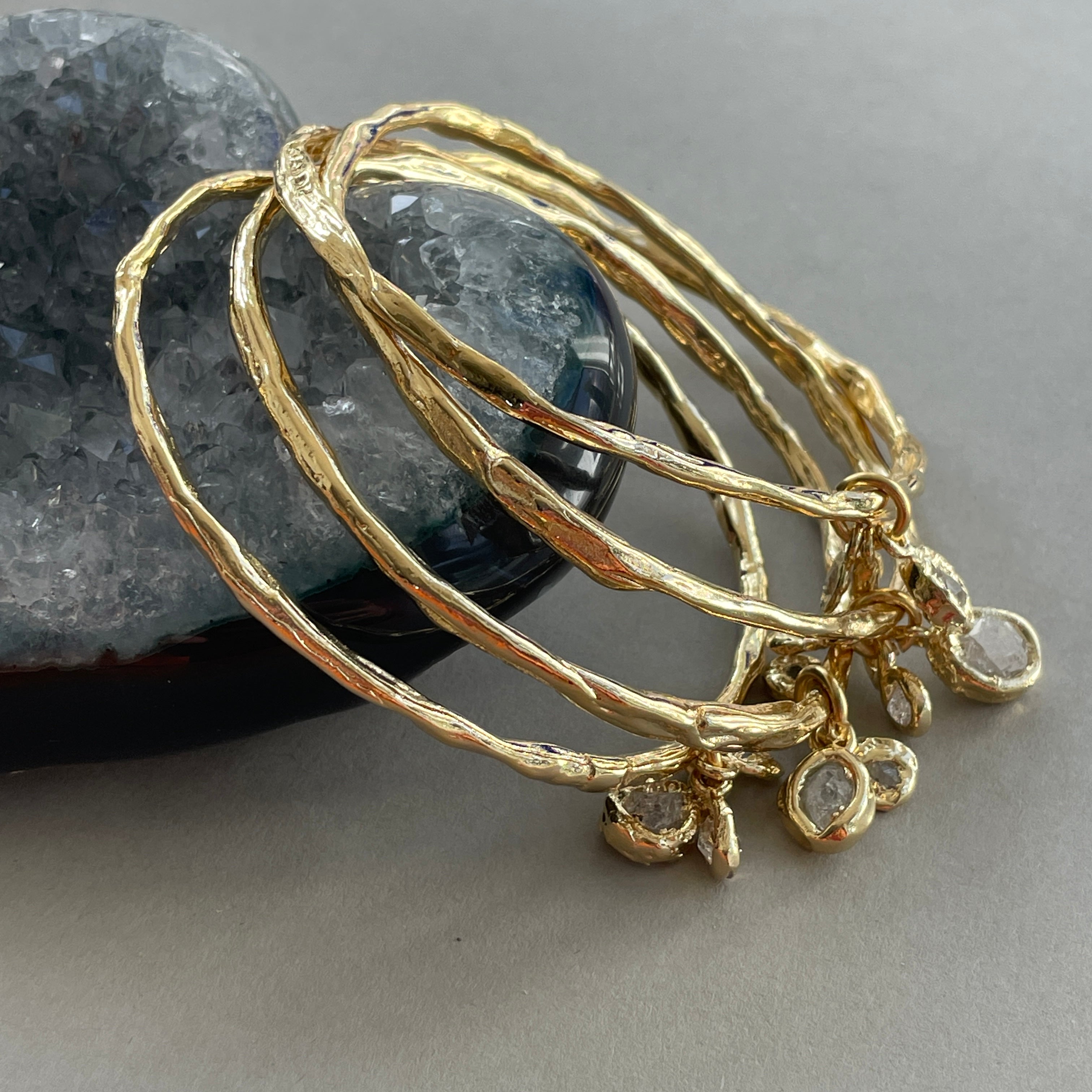 Circle of White Light Bangle