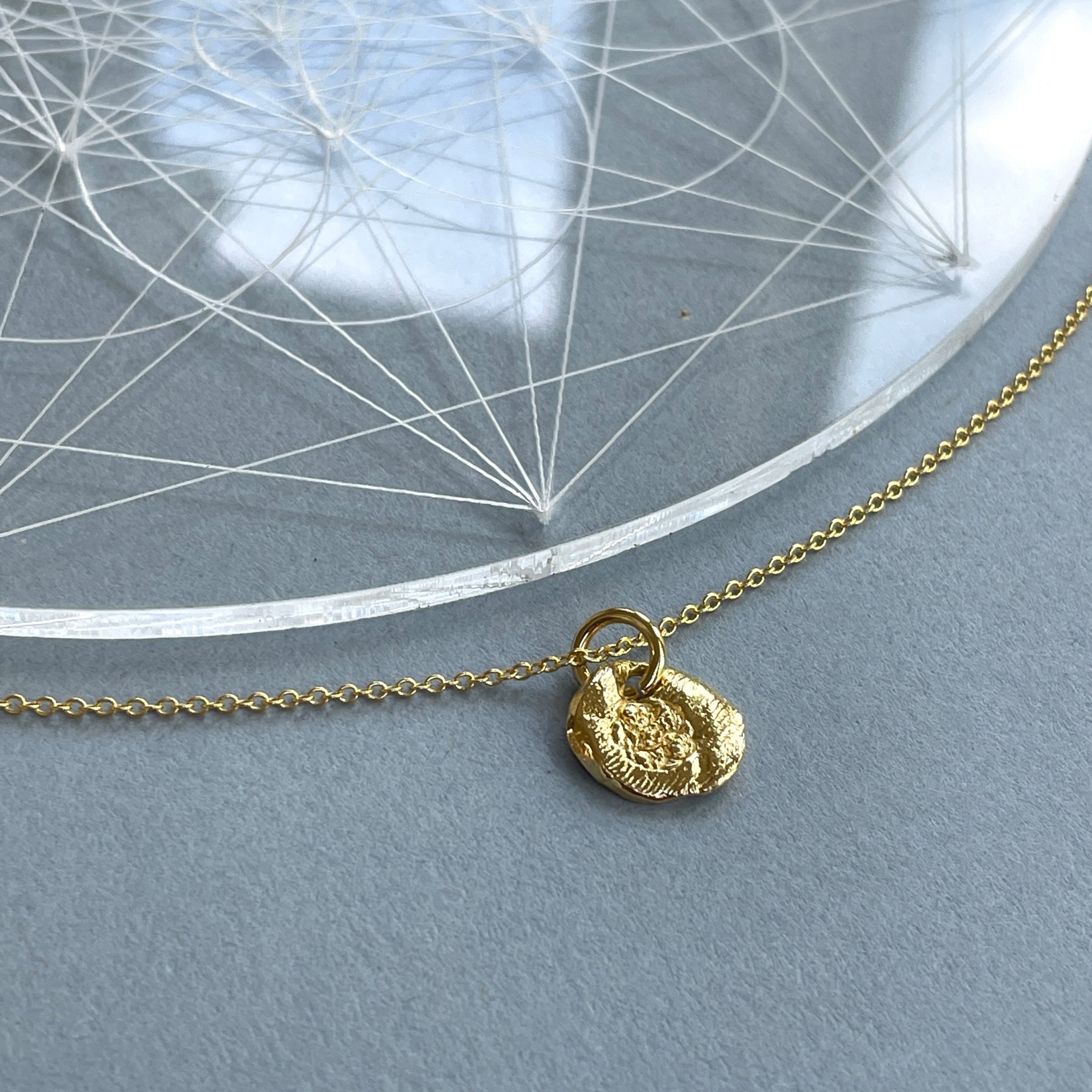 Classic STL Flower of the Universe Dainty Necklace