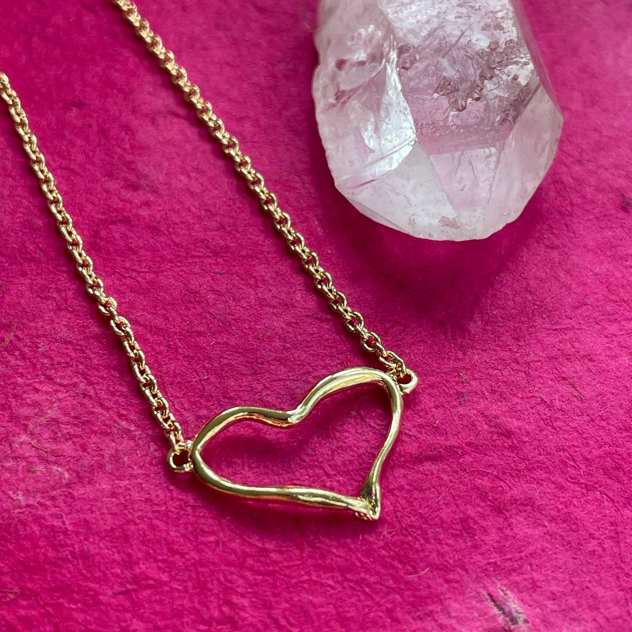 Open Heart Necklace