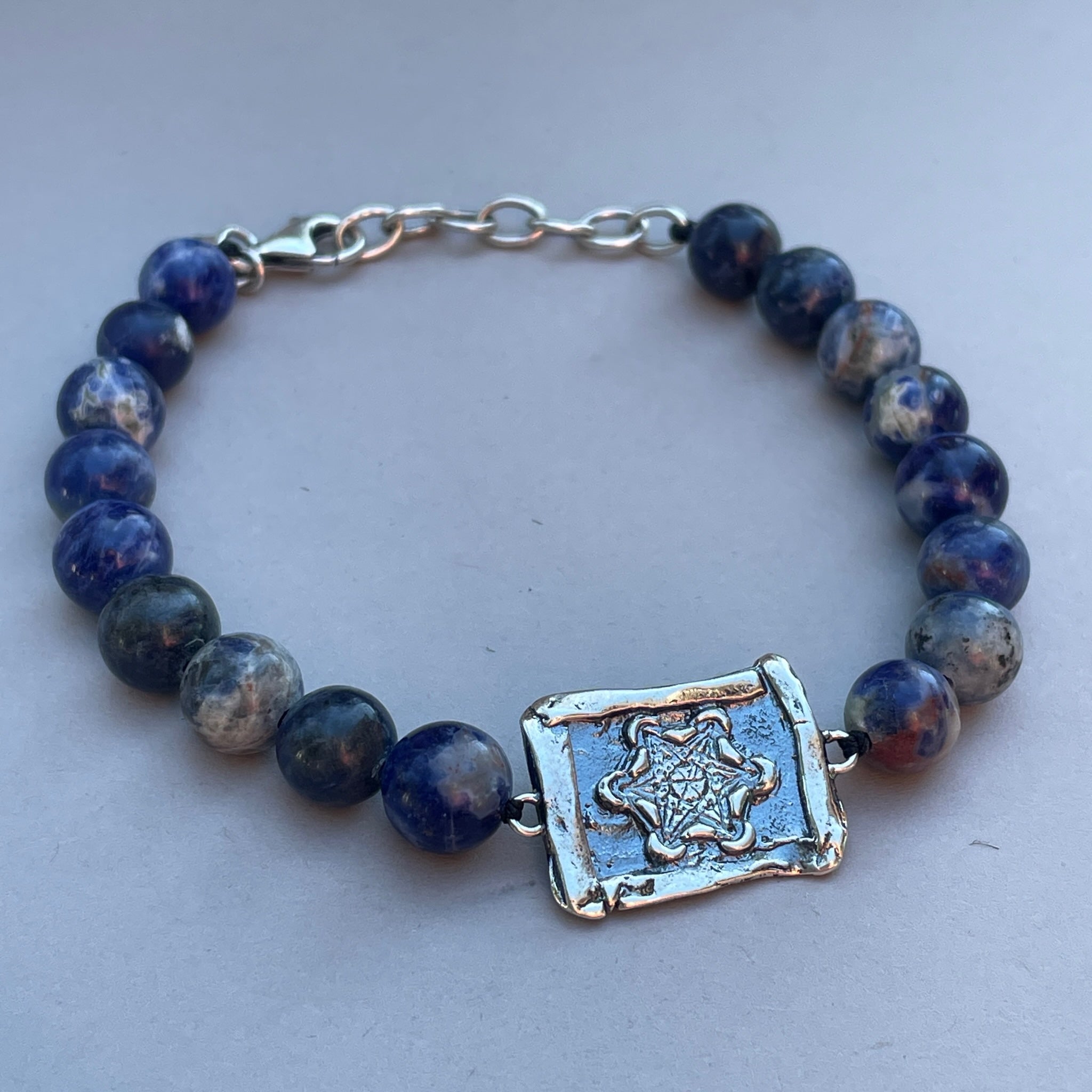 Metatron Howlite & Sodalite Unisex Bracelet