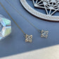 Fairmined 14kt Solid Gold Merkaba Star with Herkimer Diamond Necklace