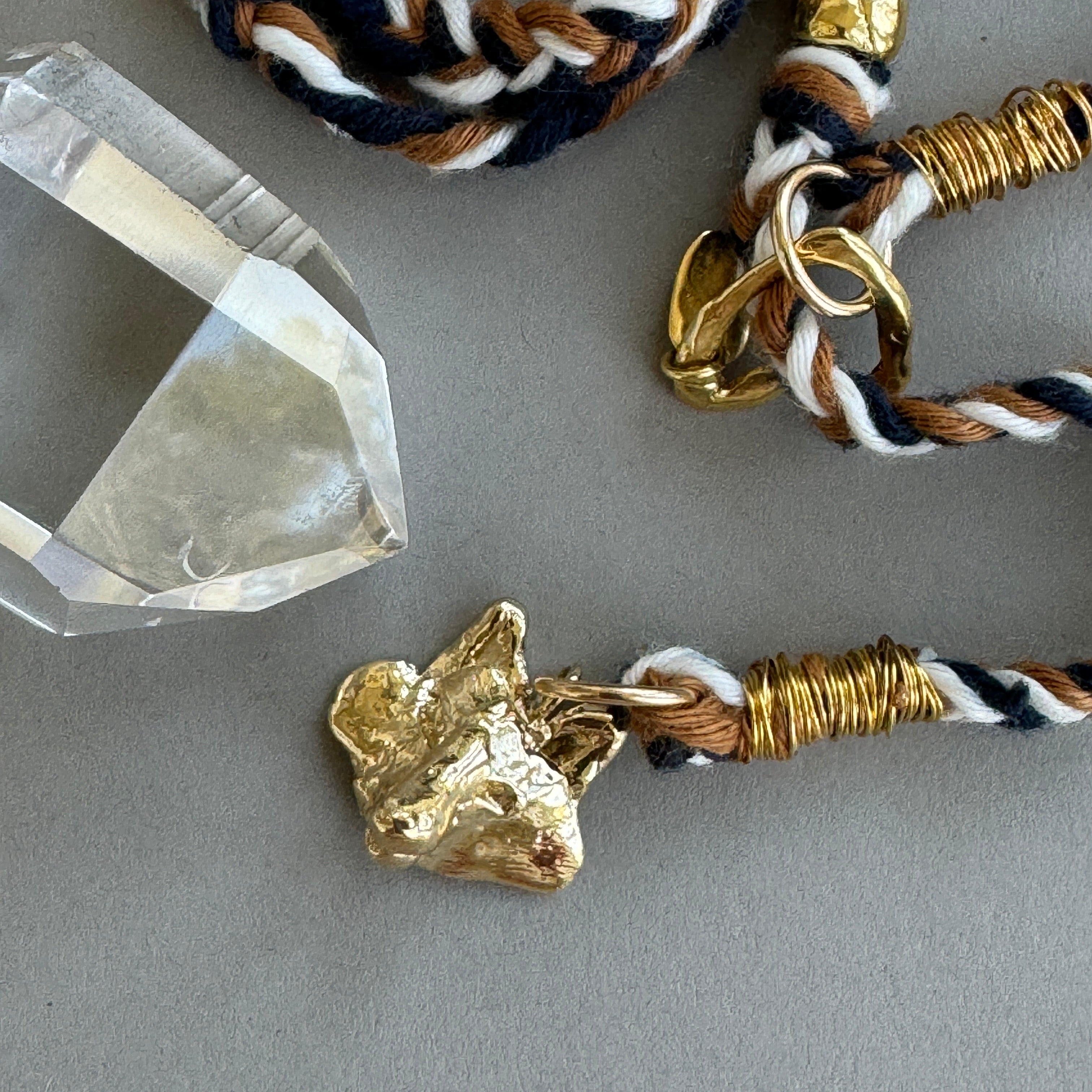 Charmed Braided Summer Necklace