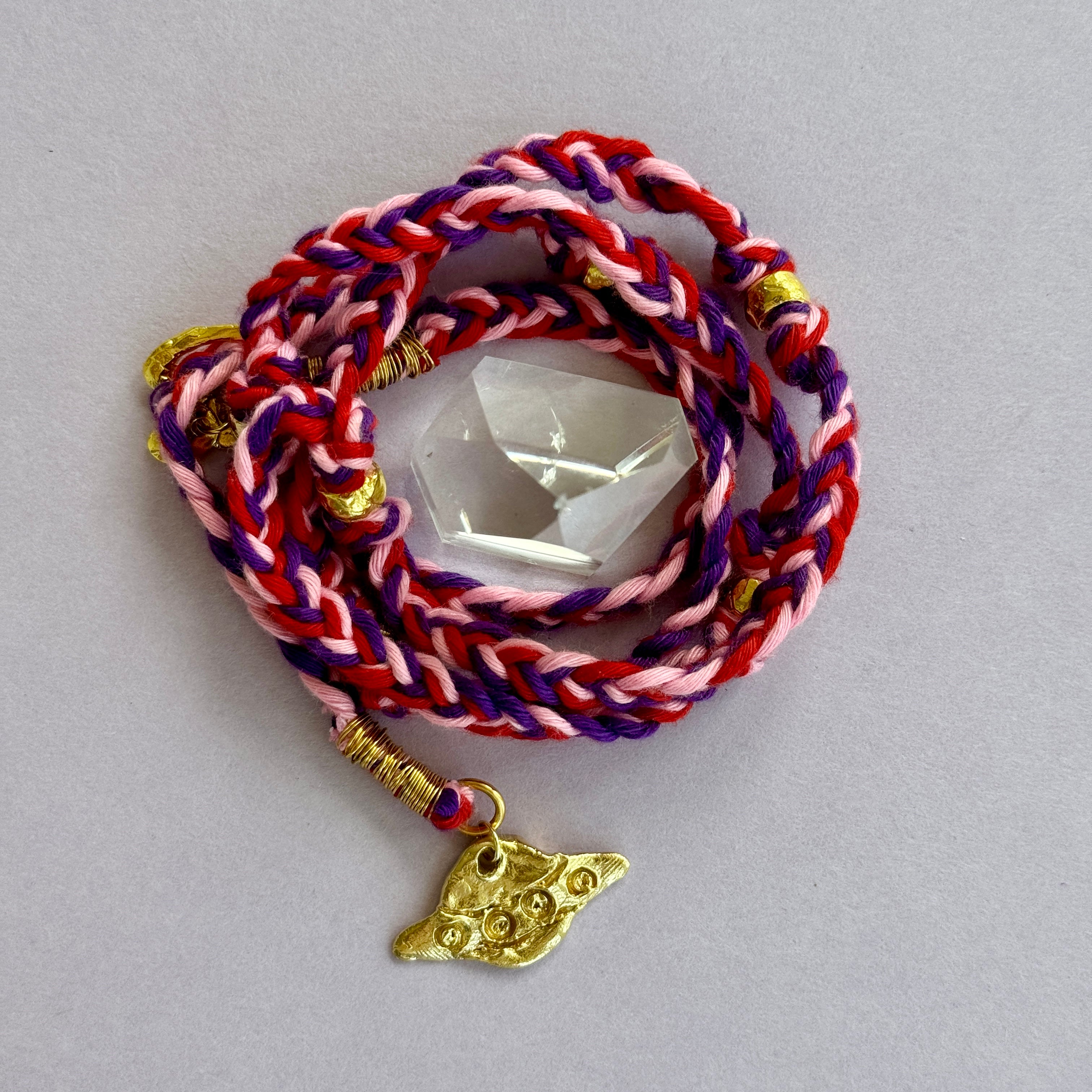 Charmed Braided Summer Necklace