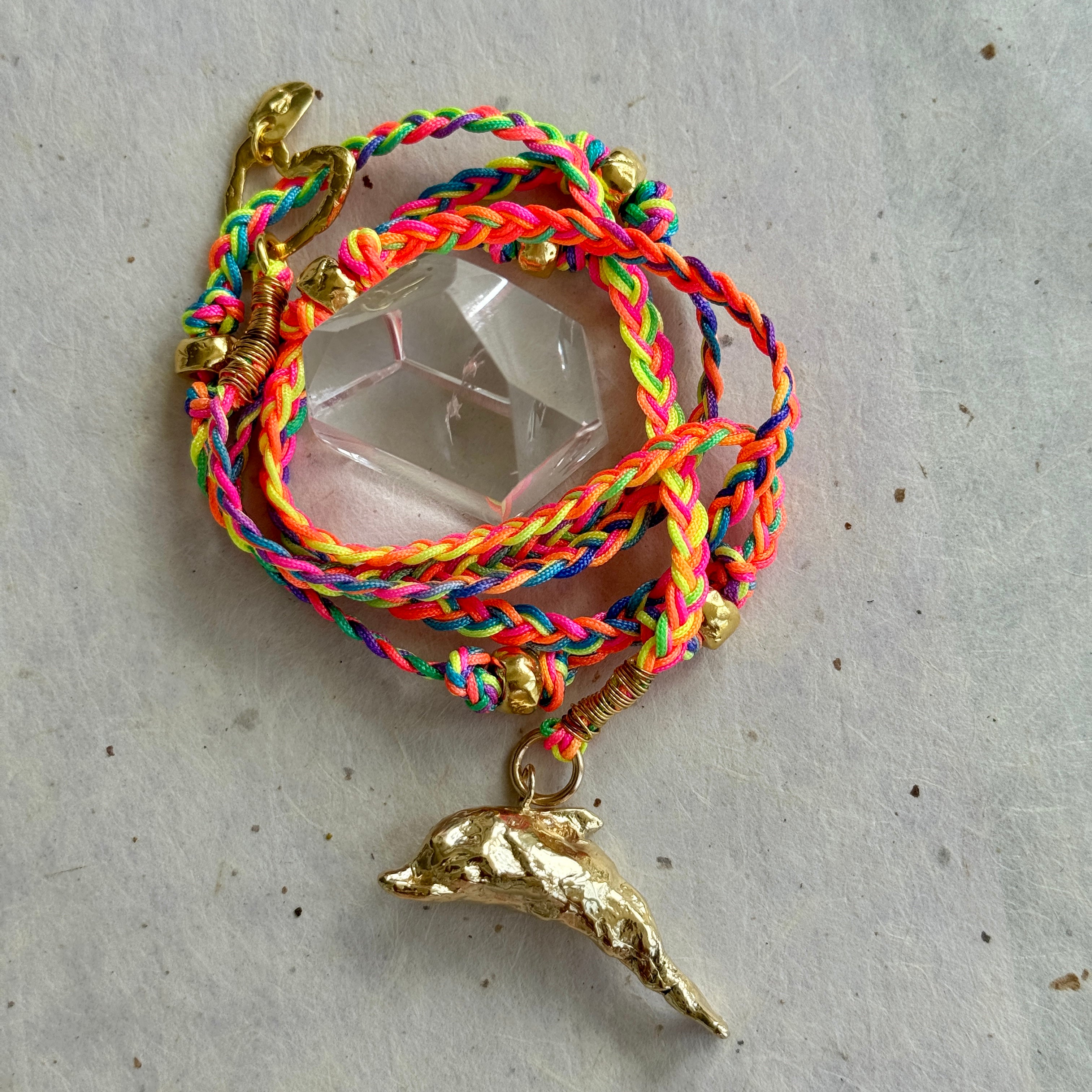 Charmed Braided Summer Necklace
