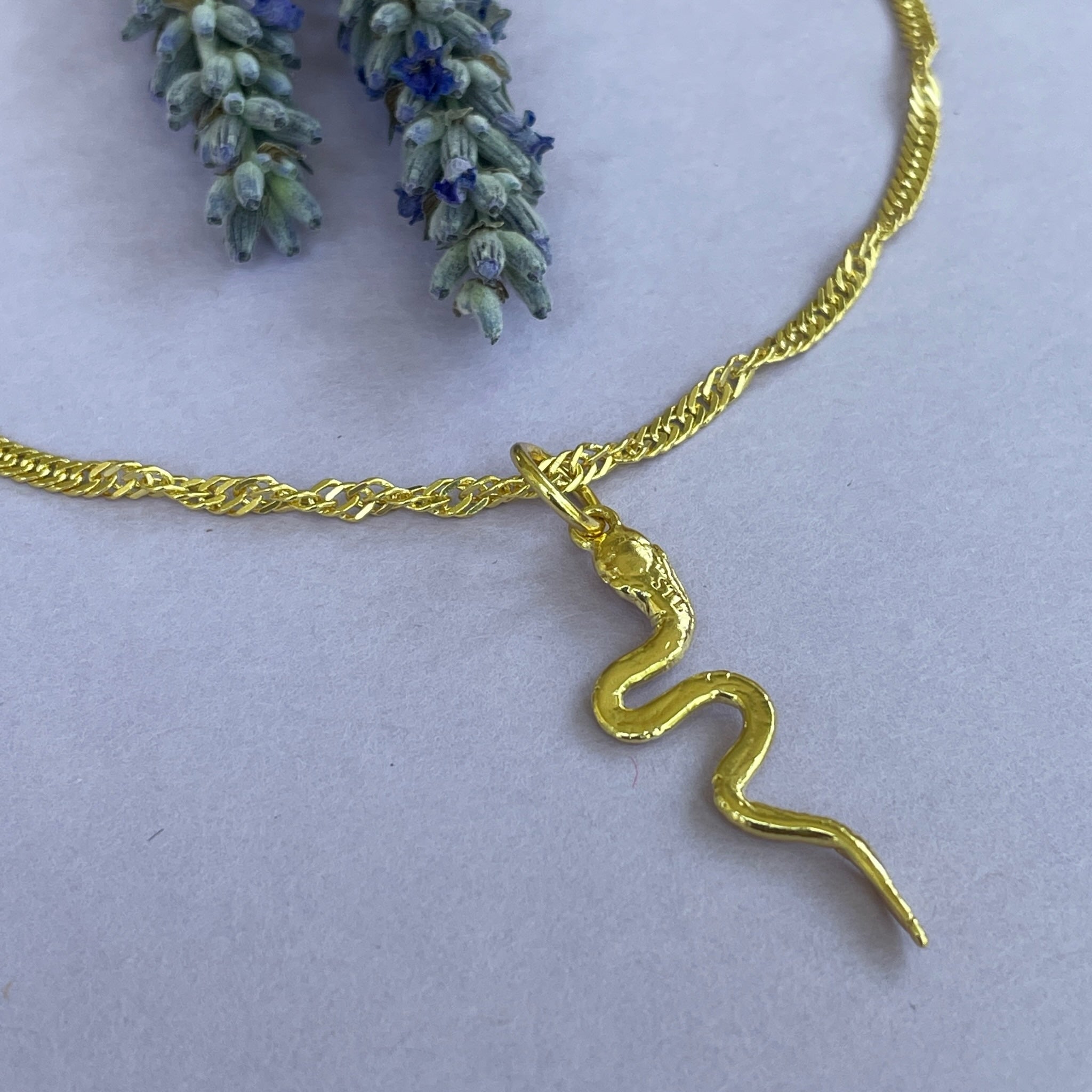 Serpent Power Necklace Top View 3