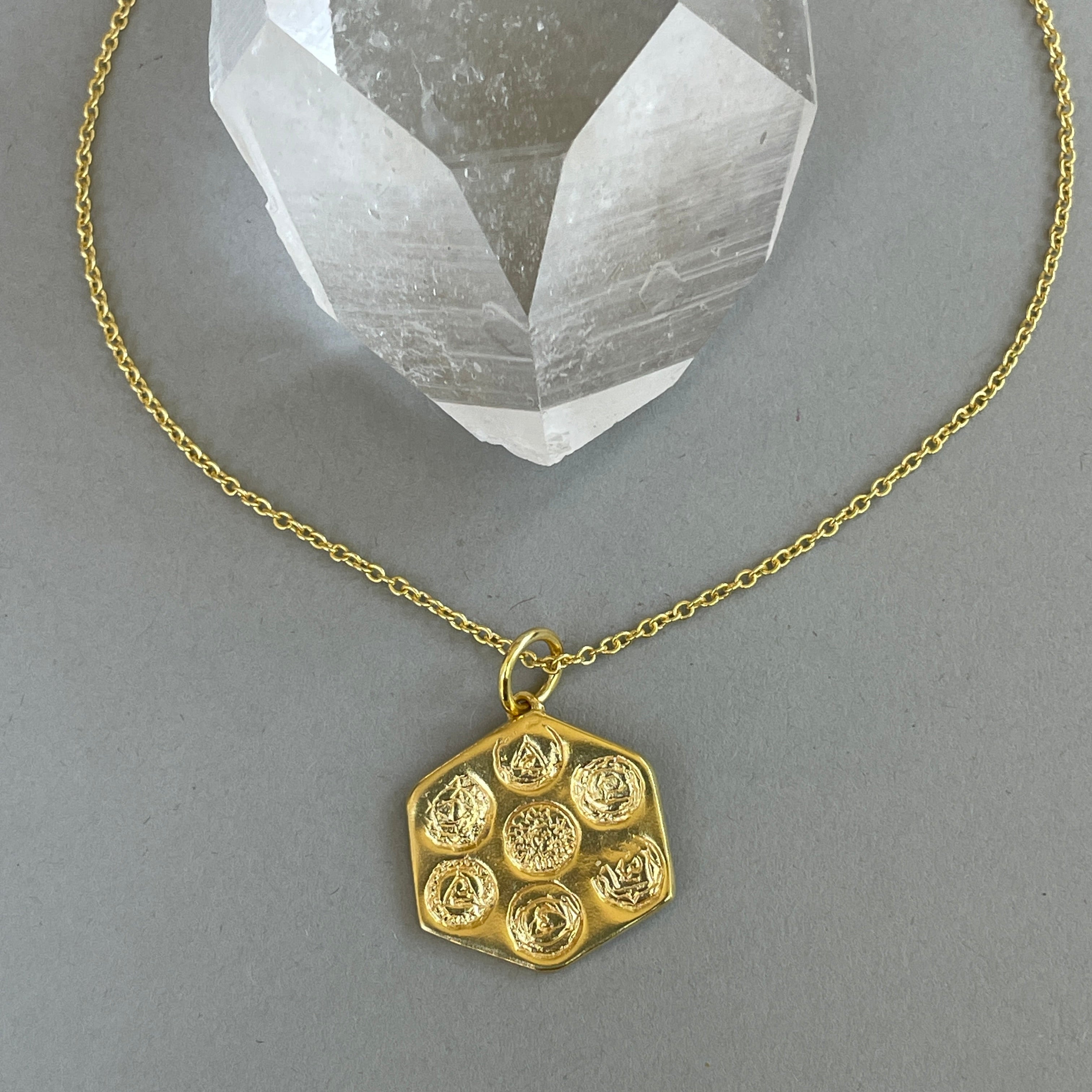 Universal Love With Seven Chakras Necklace