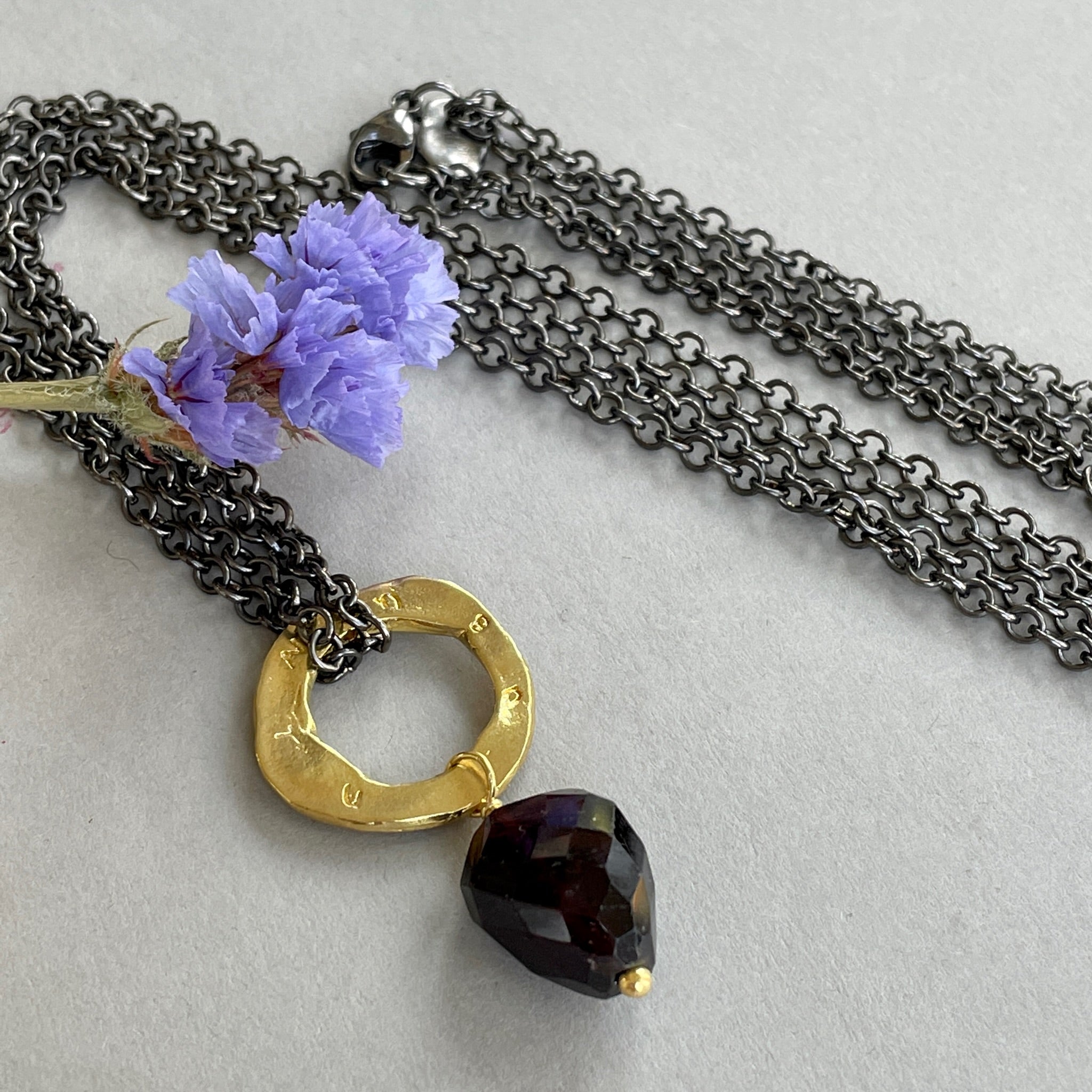 Ubuntu Garnet Necklace