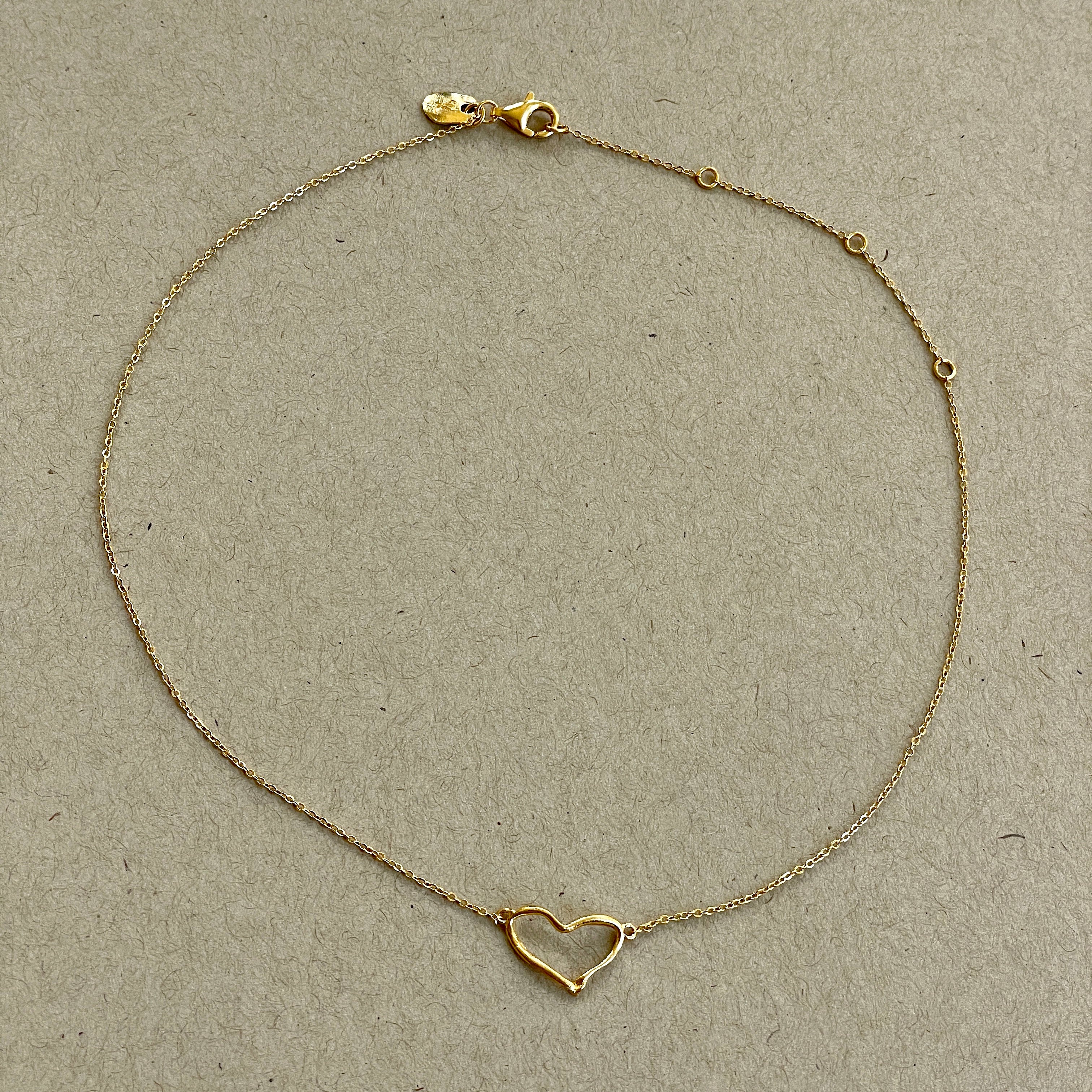 Open Heart Necklace