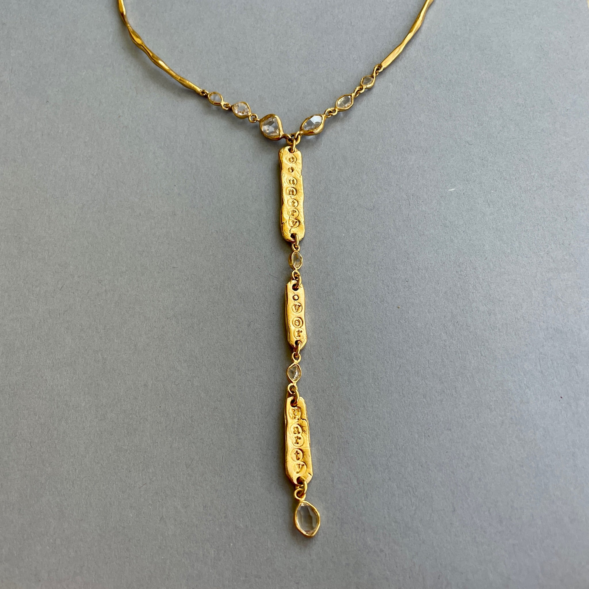 Country Over Party Diamond Choker