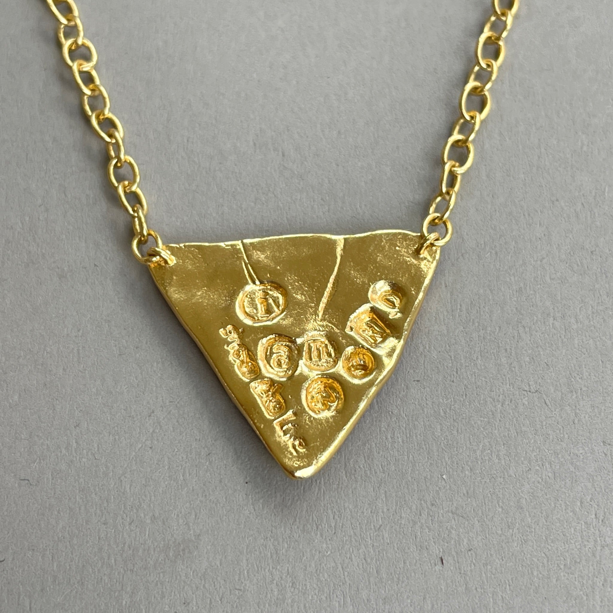 I Am Word Necklace - Three Different Enamels