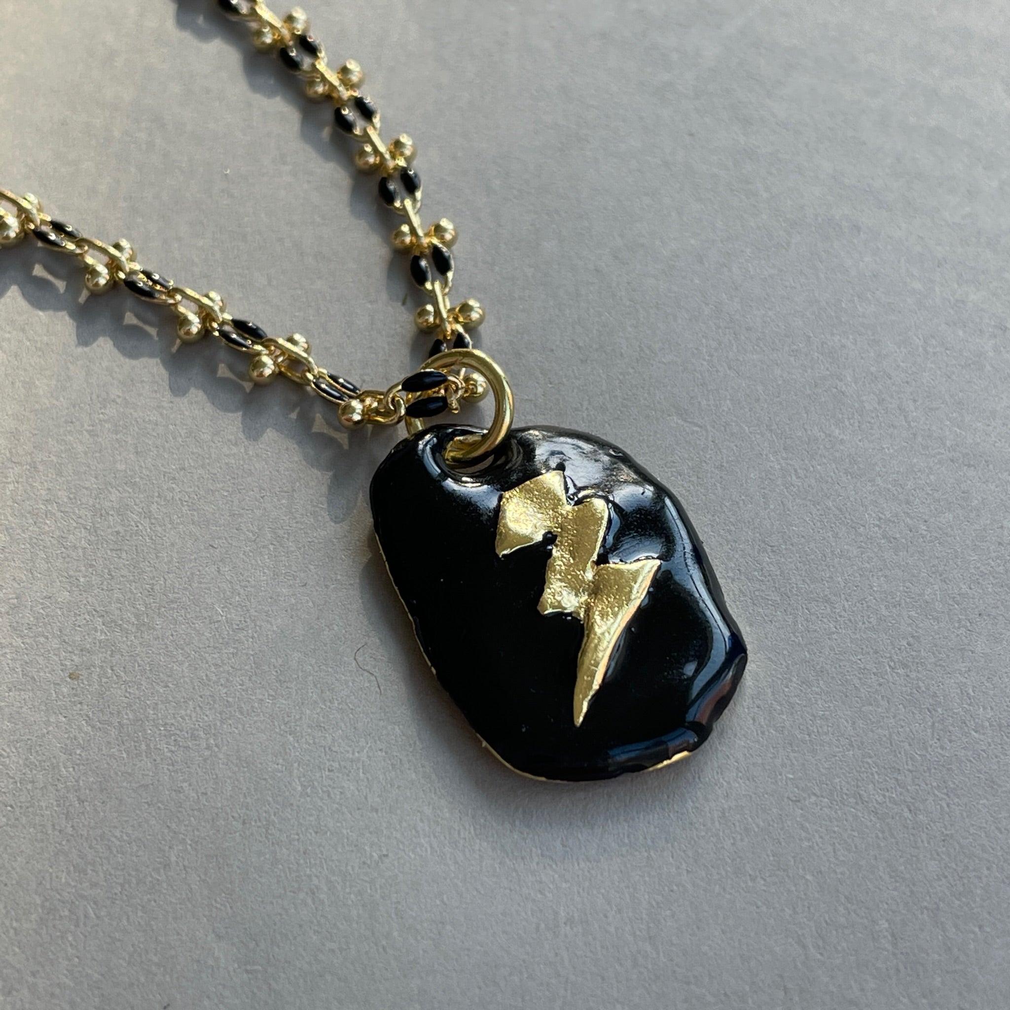 Girl Power Enamel Necklace