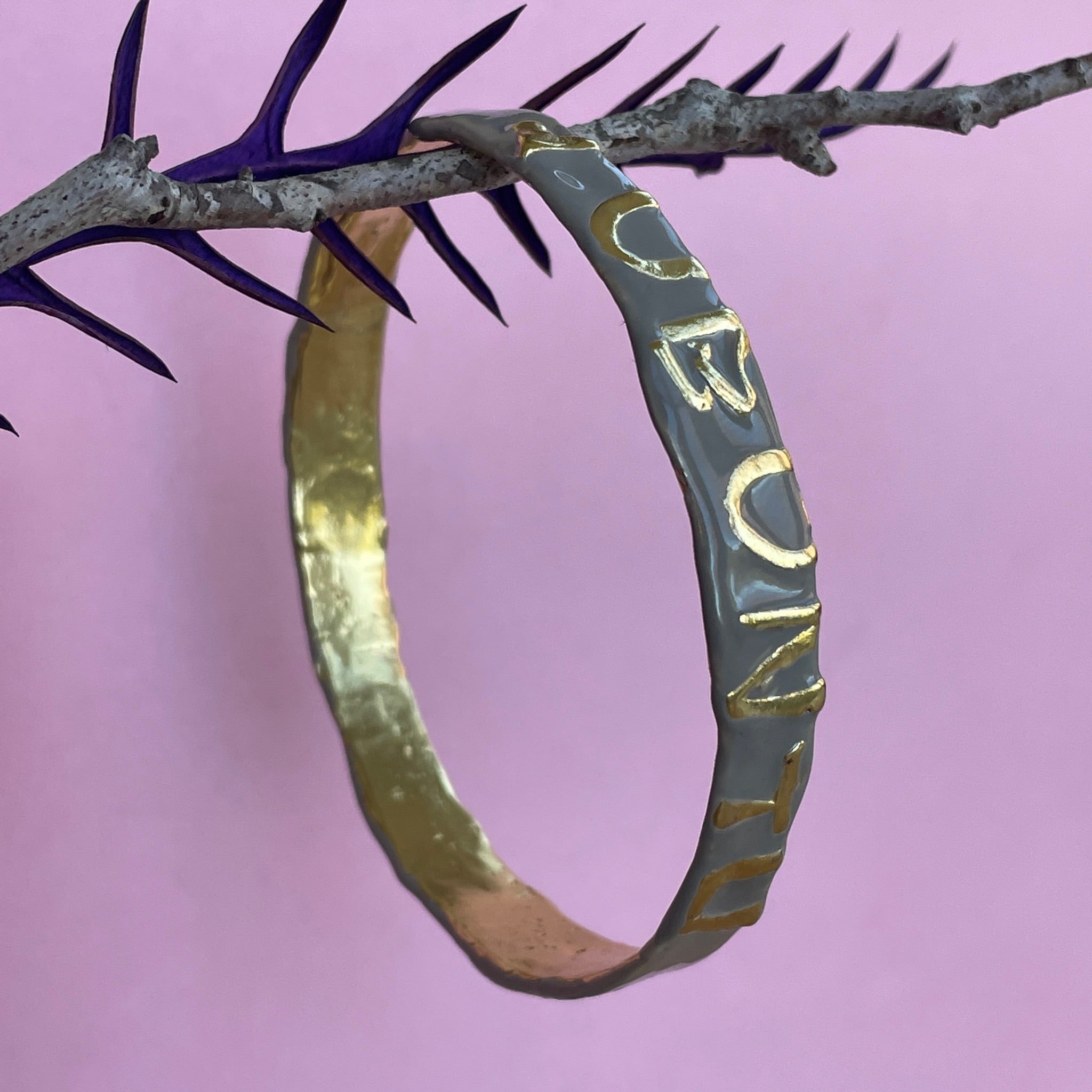 Ubuntu Enamel Bangle