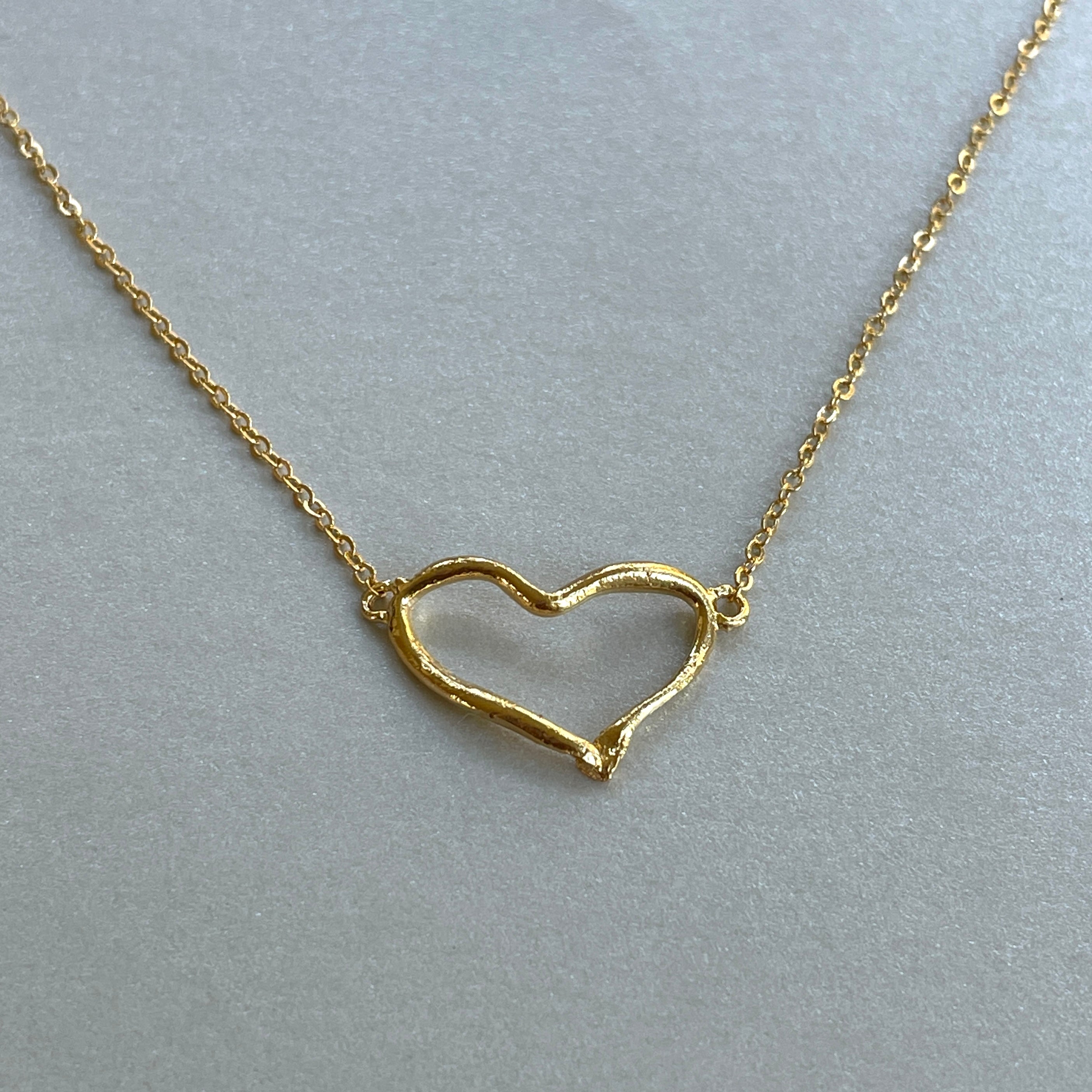 Open Heart Necklace