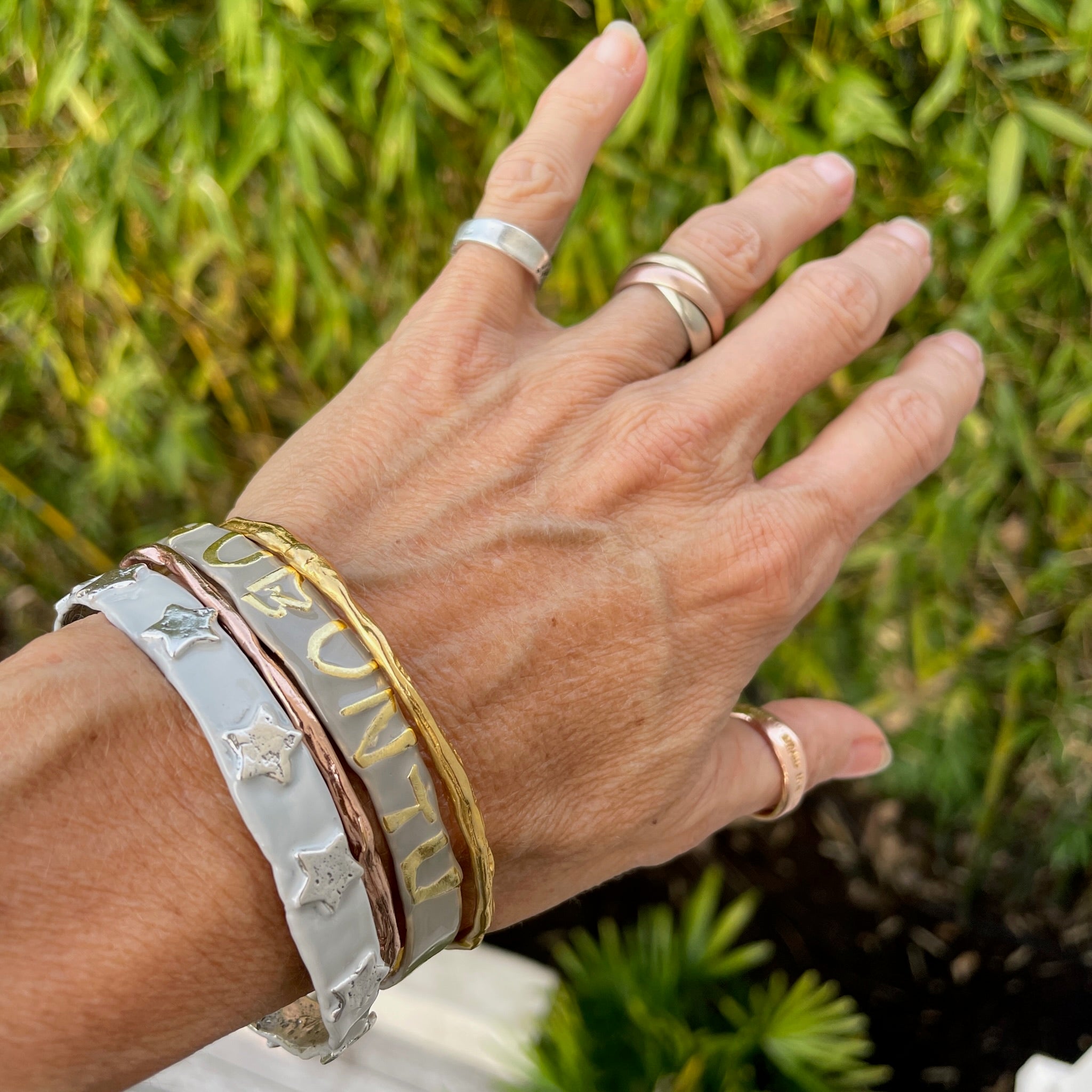 Ubuntu Enamel Bangle