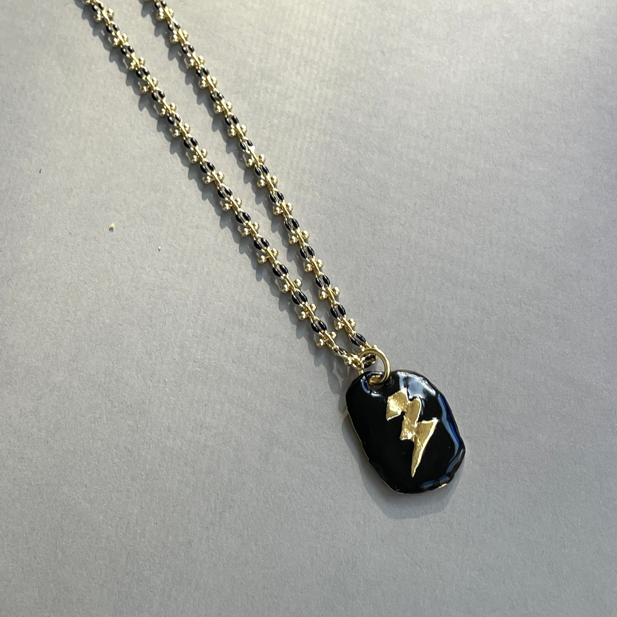 Girl Power Enamel Necklace