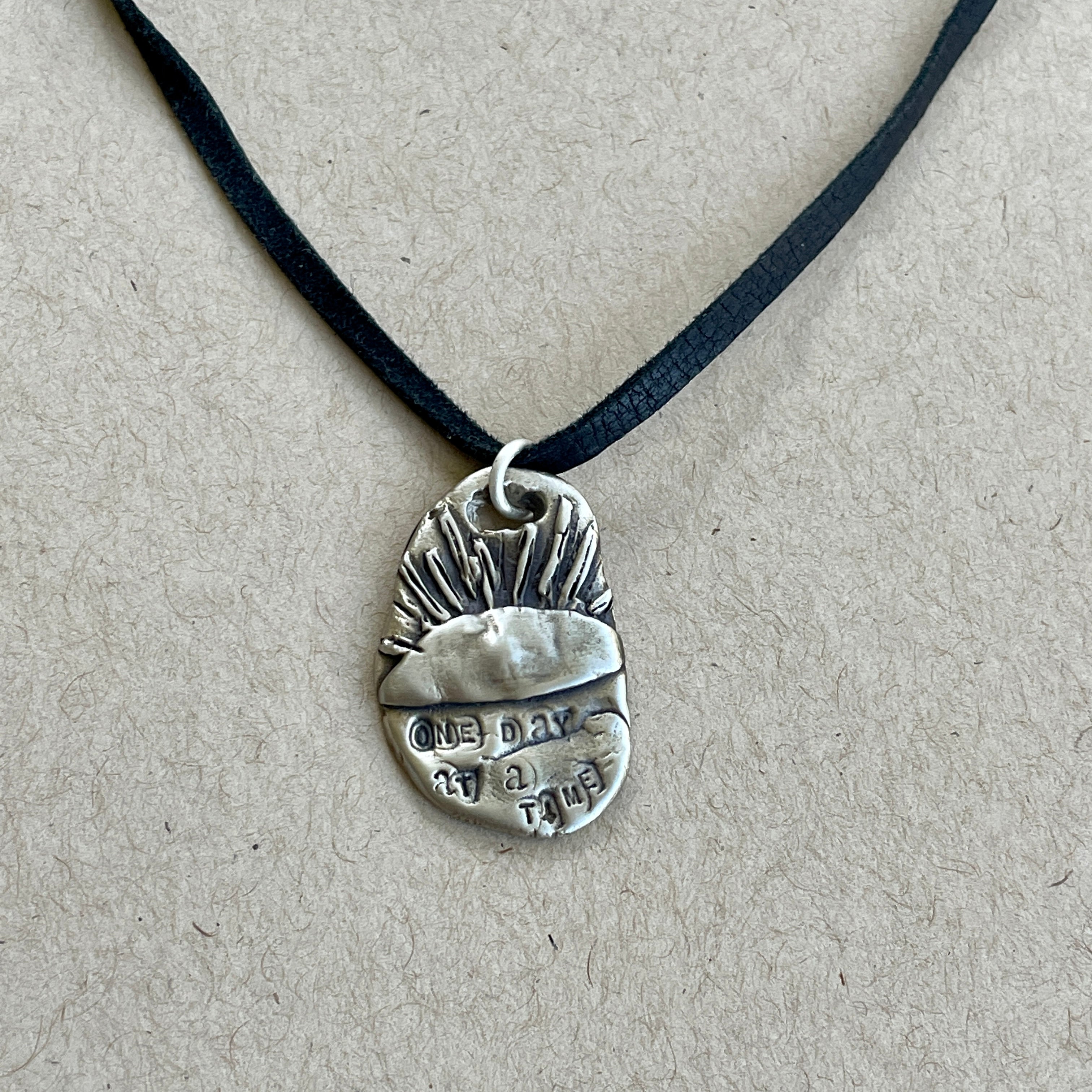 One Day at A Time Unisex Necklace